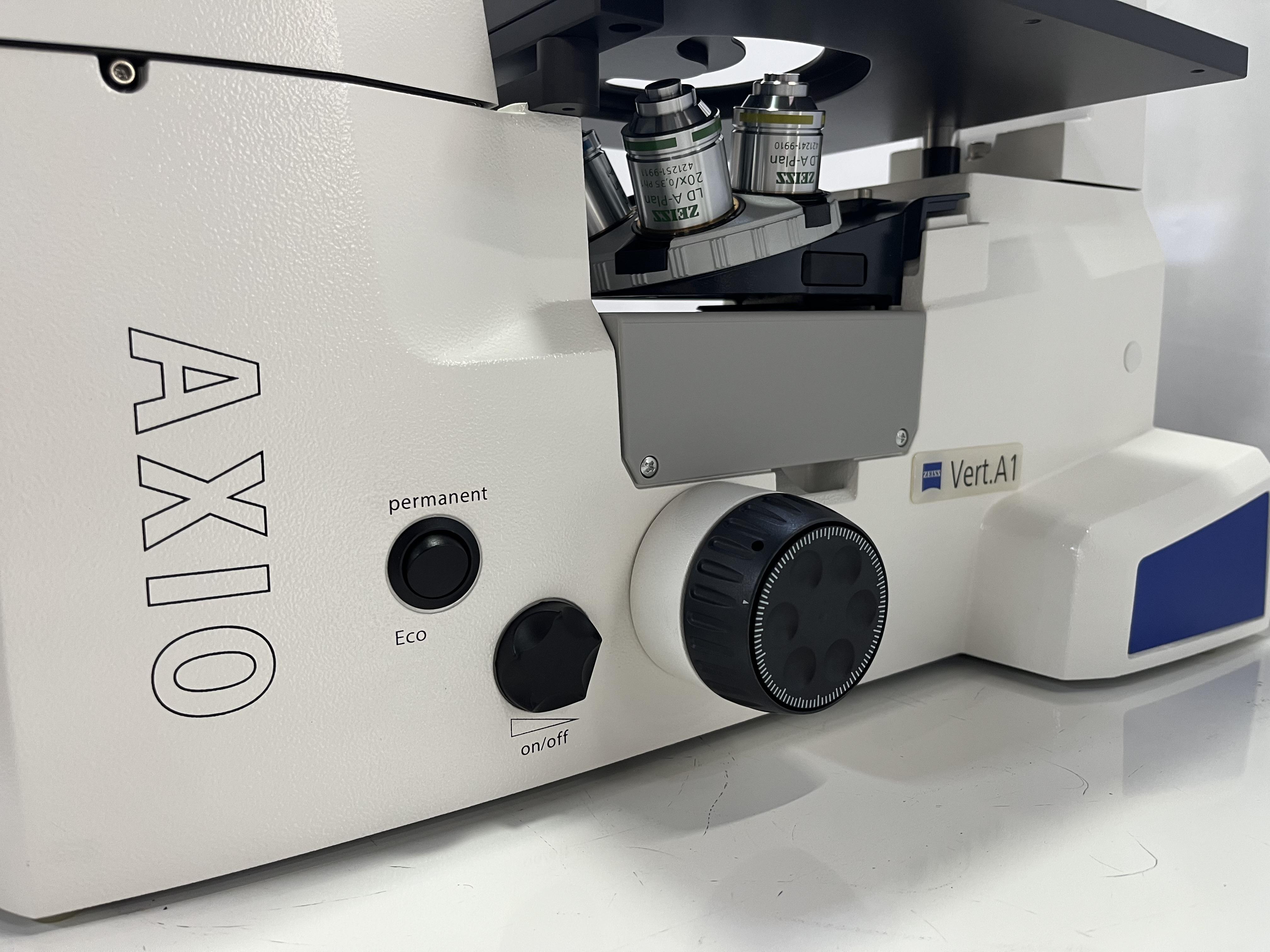 Zeiss Axio Vert.A1 Microscope Inverted 10x/20x Objectives 240V