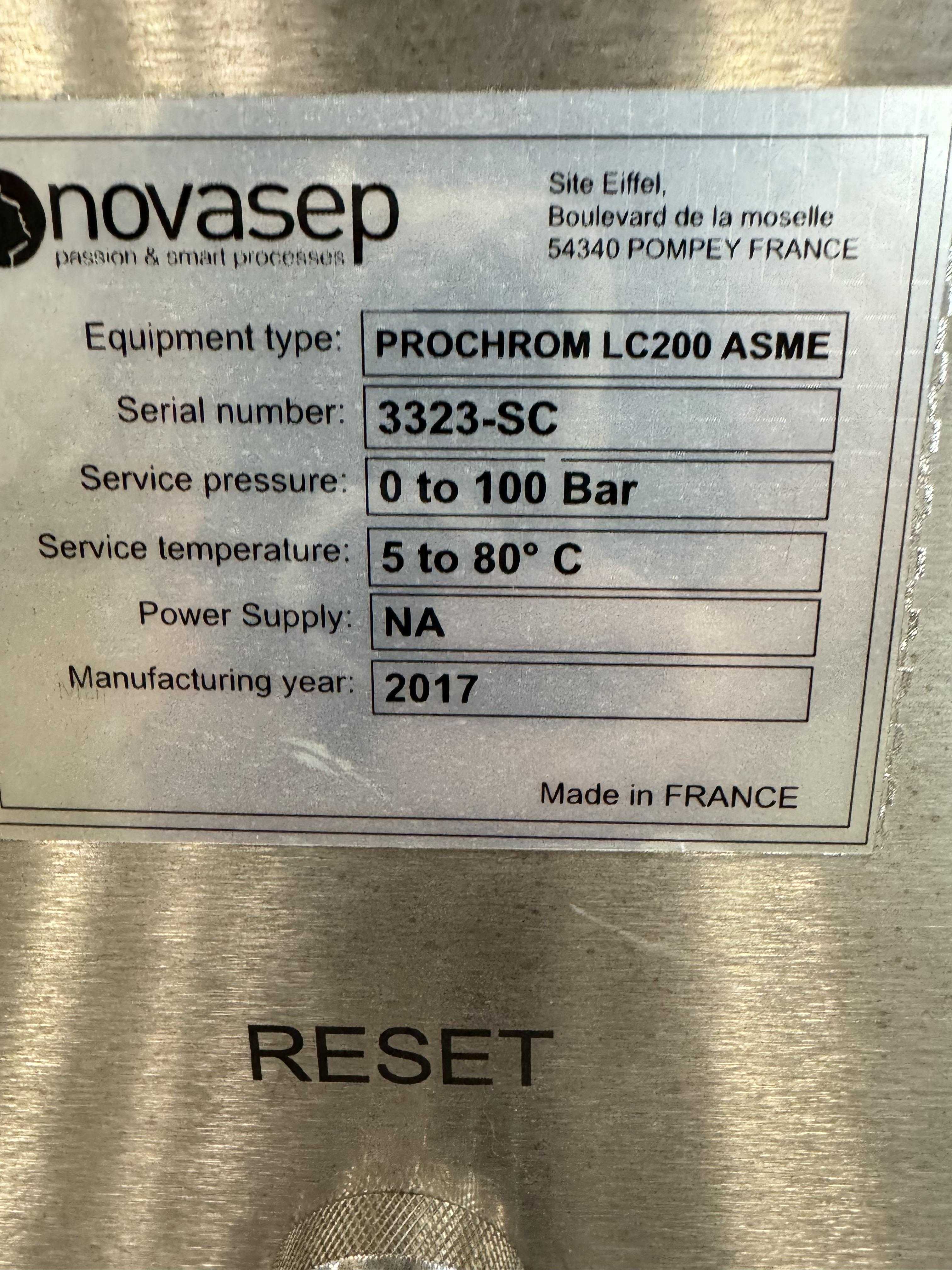 Novasep ProChrom LC200 Chromatography System Functionality 120V 60Hz US