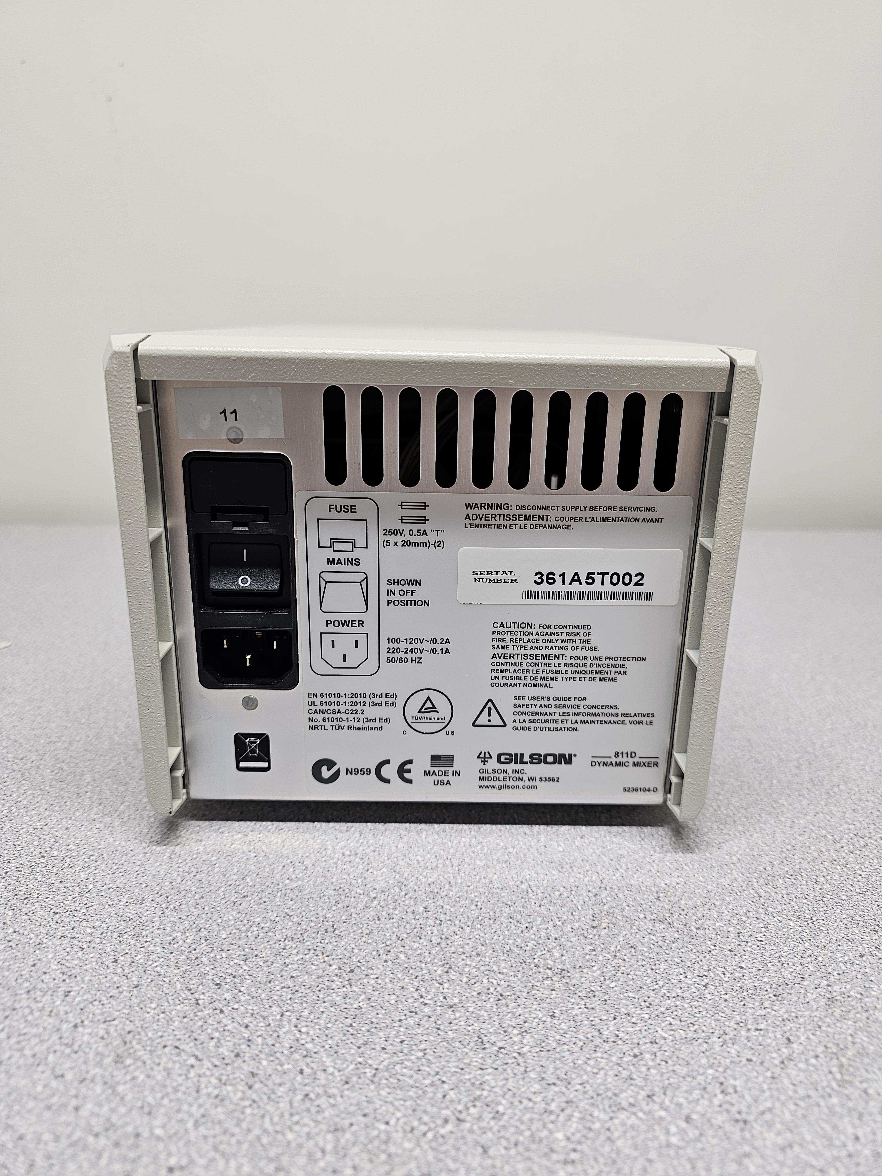 Gilson 811D HPLC Dynamic Mixer High Pressure Accurate Flow Liquid Mixing