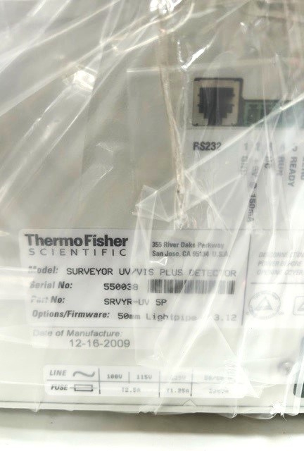 Thermo Surveyor-UV5P Detector UV/Vis Variable Wavelength Benchtop Remote