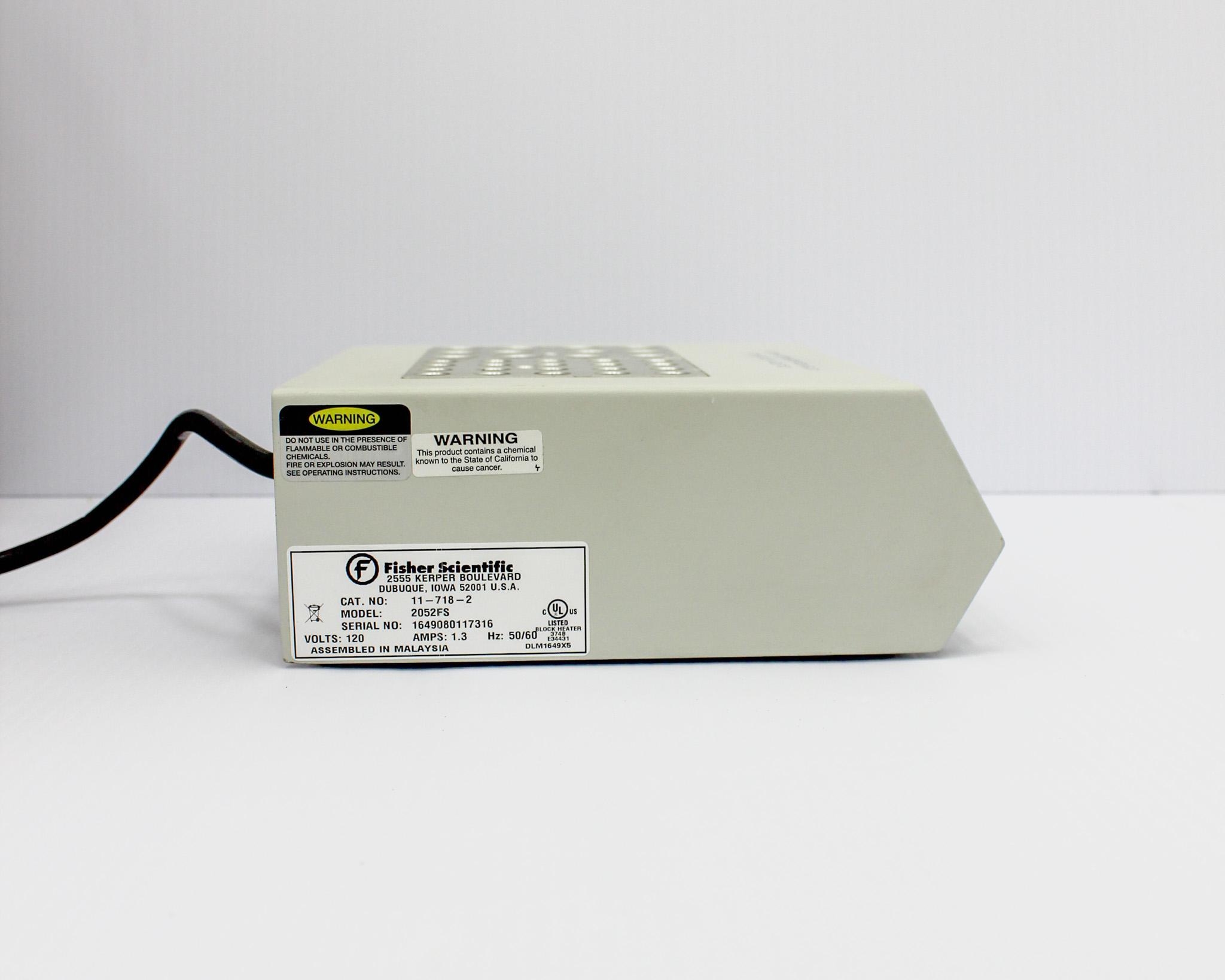 Fisher Scientific 2052FS Dual Dry Bath Incubator 5-130C Versatile Heating