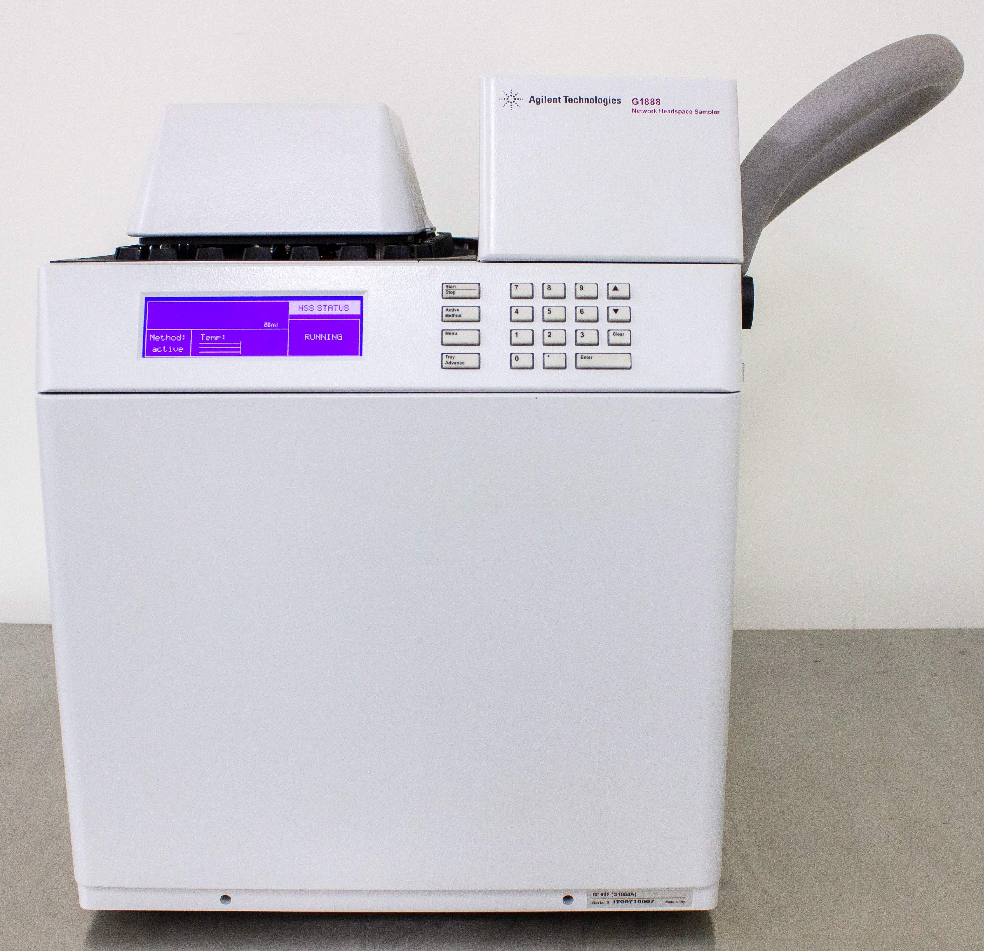 Agilent G1888A Headspace Sampler GC/MSD 40C-230C 70 Vial Capacity