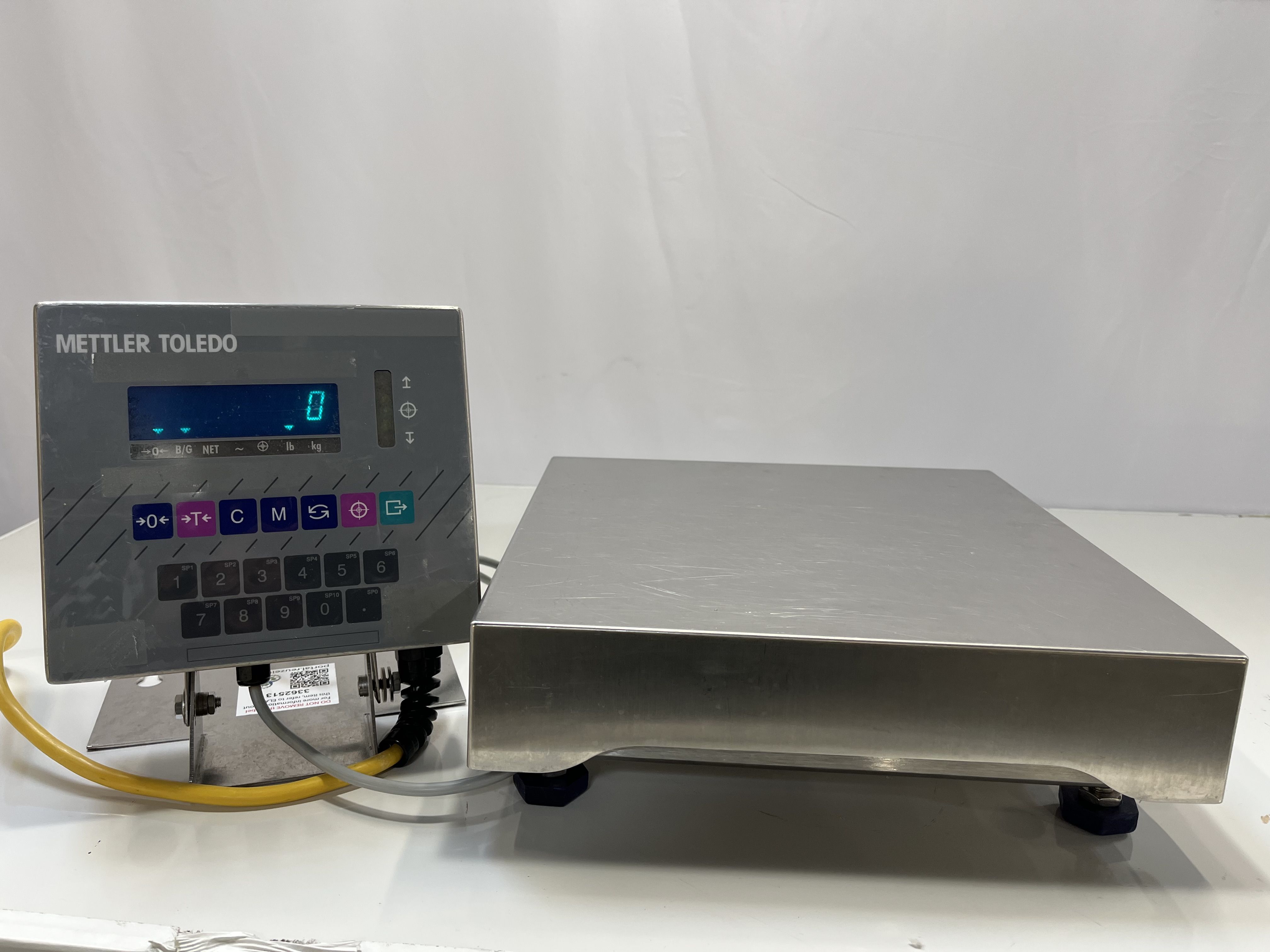 Mettler Toledo SW15KW000 Weigh Scale 15kg 30Lb Stainless Food Medical