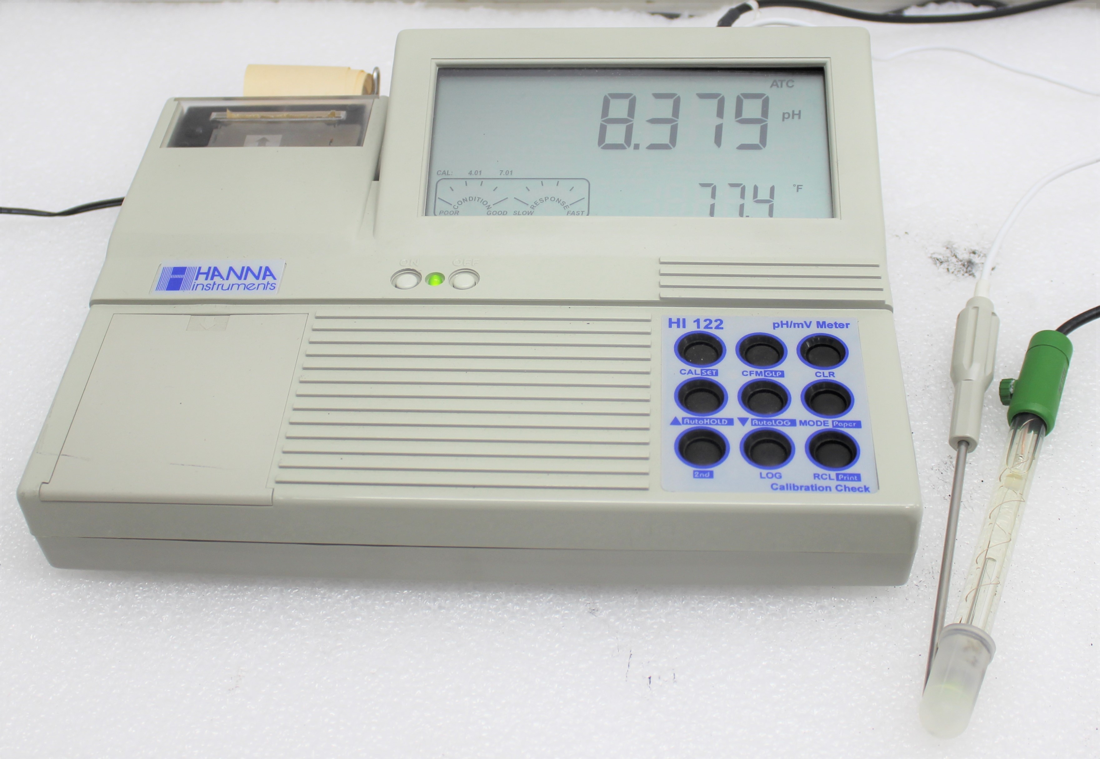 Hanna HI-122 Professional pH Meter with Built-In Printer