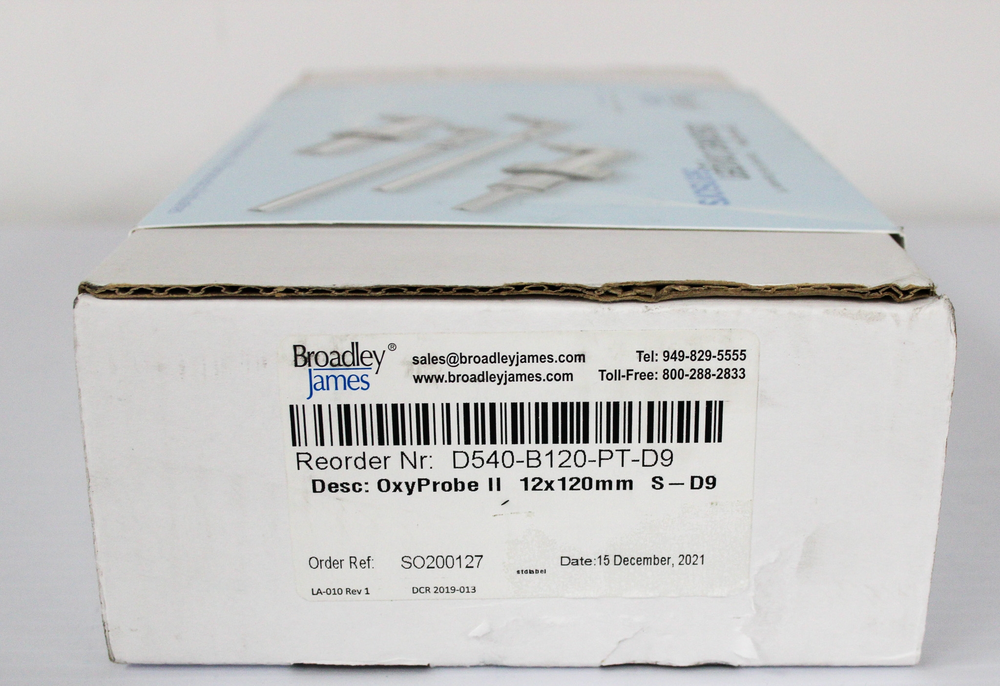 Broadley James D540-B120-PT-D9 OxyProbe II 12mm Dissolved Oxygen Sensor
