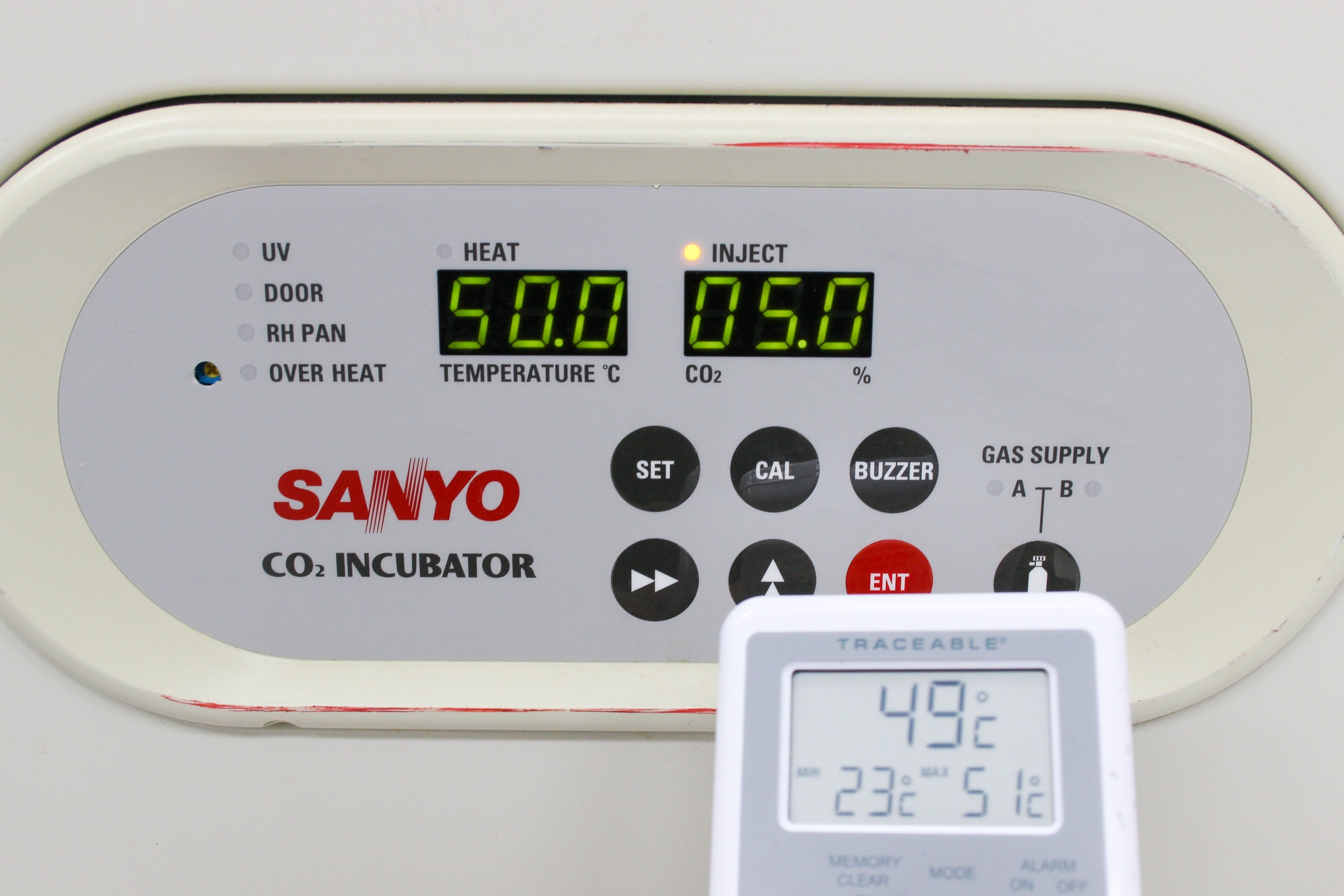 Sanyo MCO-20AIC CO2 Incubator Environmental Dual Stack 195L Precision Control