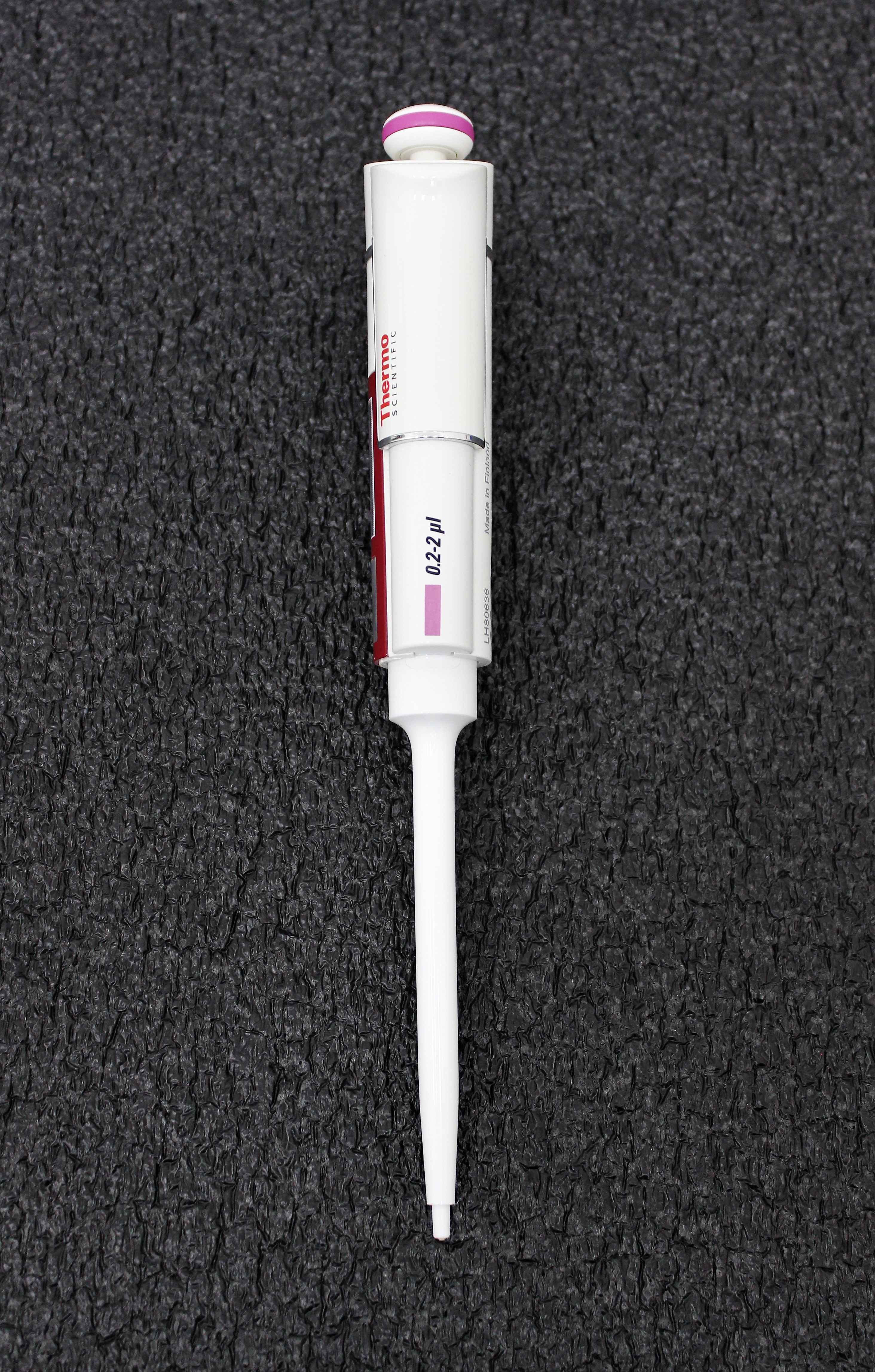 Thermo Finn Pipette F1 Manual 0.2-2uL Adjustable Single Channel Pink