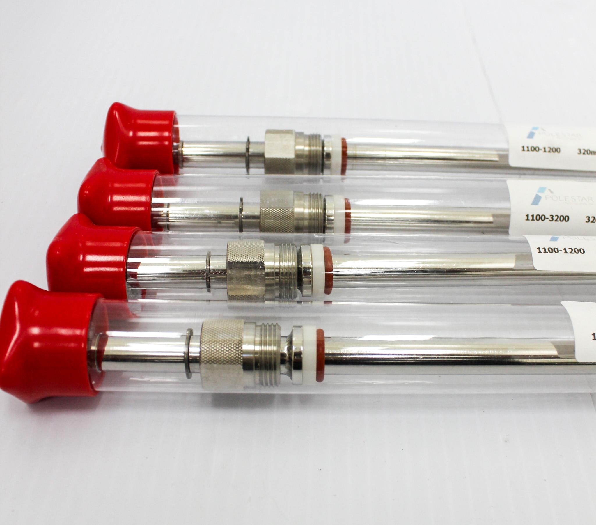 POLESTAR BioProbe 1100-1200 O2 CO2 pH Probe Set For DSP4000 4 Pieces 320mm