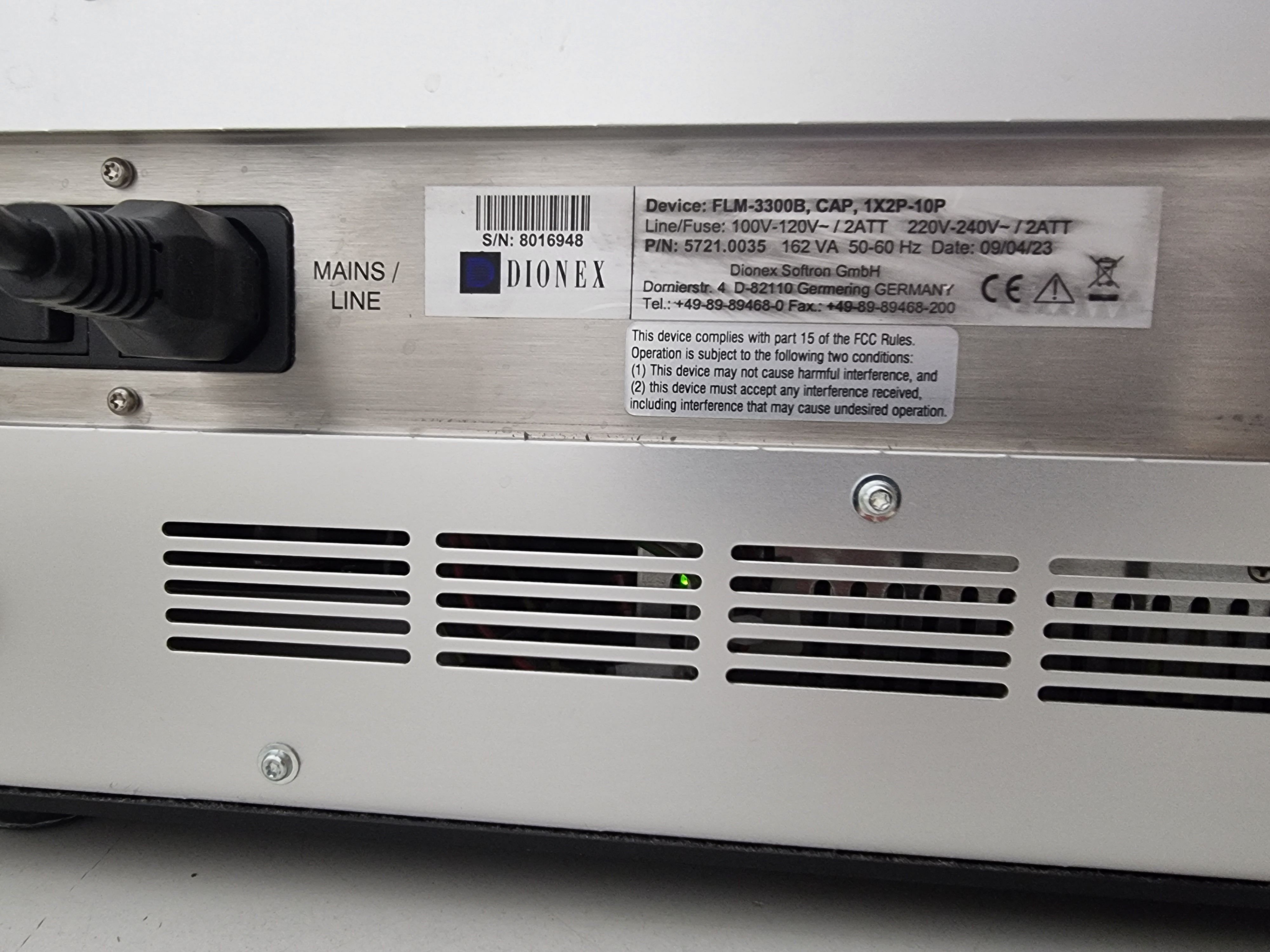 Thermo FLM-3300B Dionex FLM Flow Manager System AS-IS For Parts