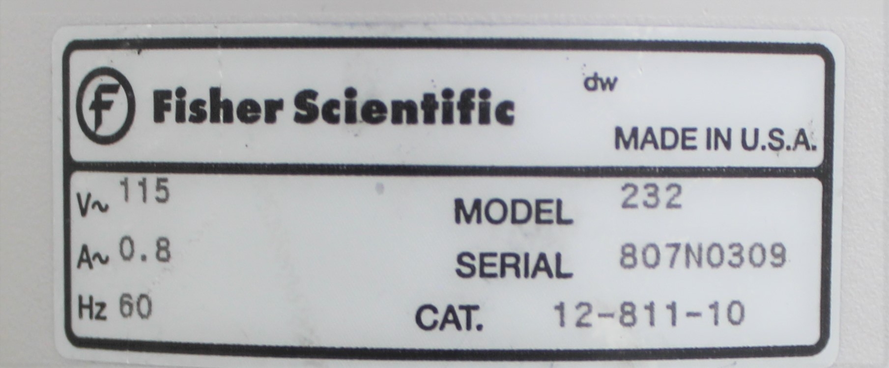 Fisher Scientific 232 Touch Mixer Variable Speed Lab Shaker 2600 RPM Turn-Key