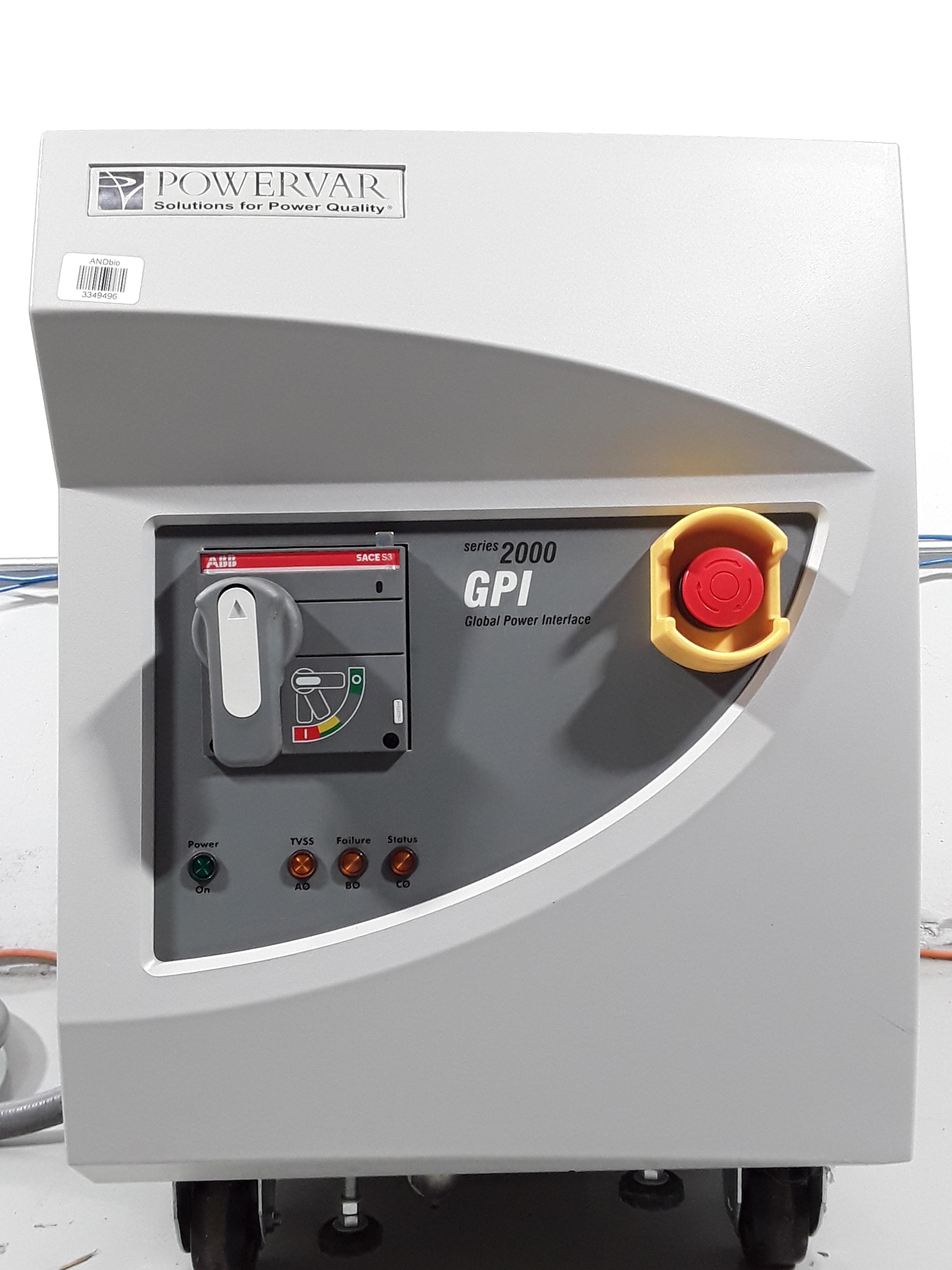Powervar GPI Series 2000 Global Power Conditioner Model ABC15.0-20D40Y