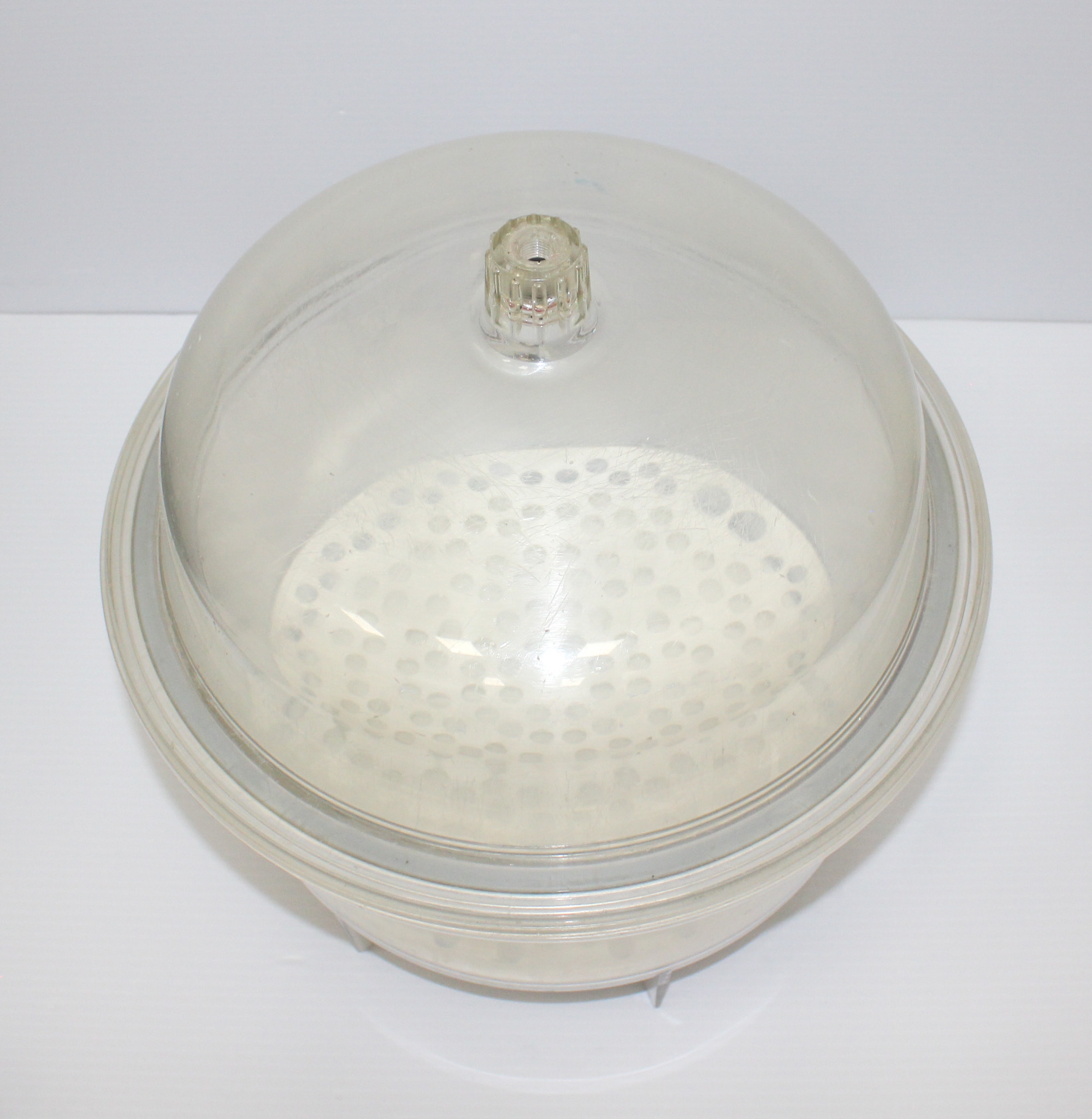 Bel-Art F42400-2221 Round Vacuum Desiccator 10L Clear Polycarbonate