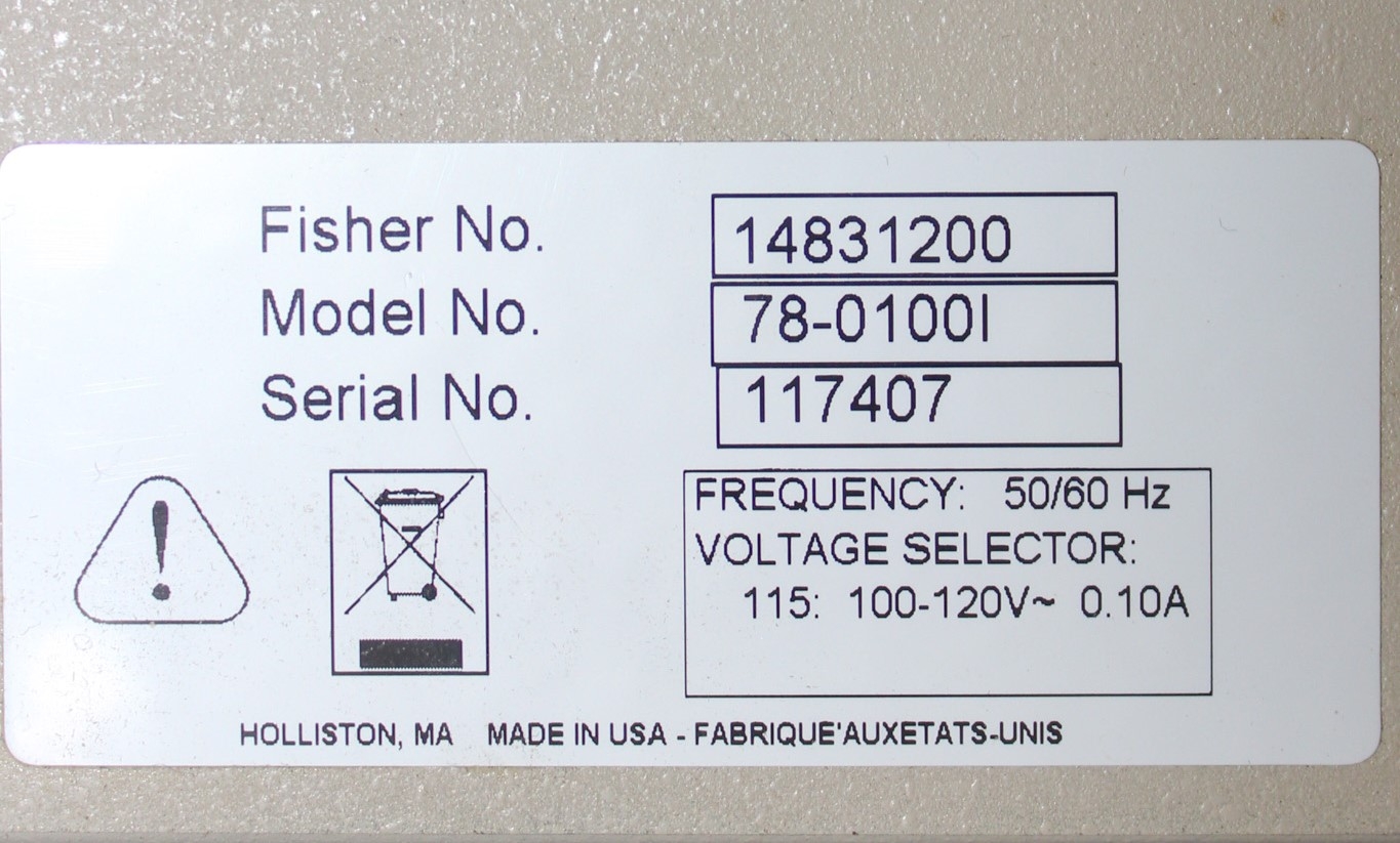 Forma Scientific 78-0100L Syringe Infusion Pump Precise Fluid Transfer