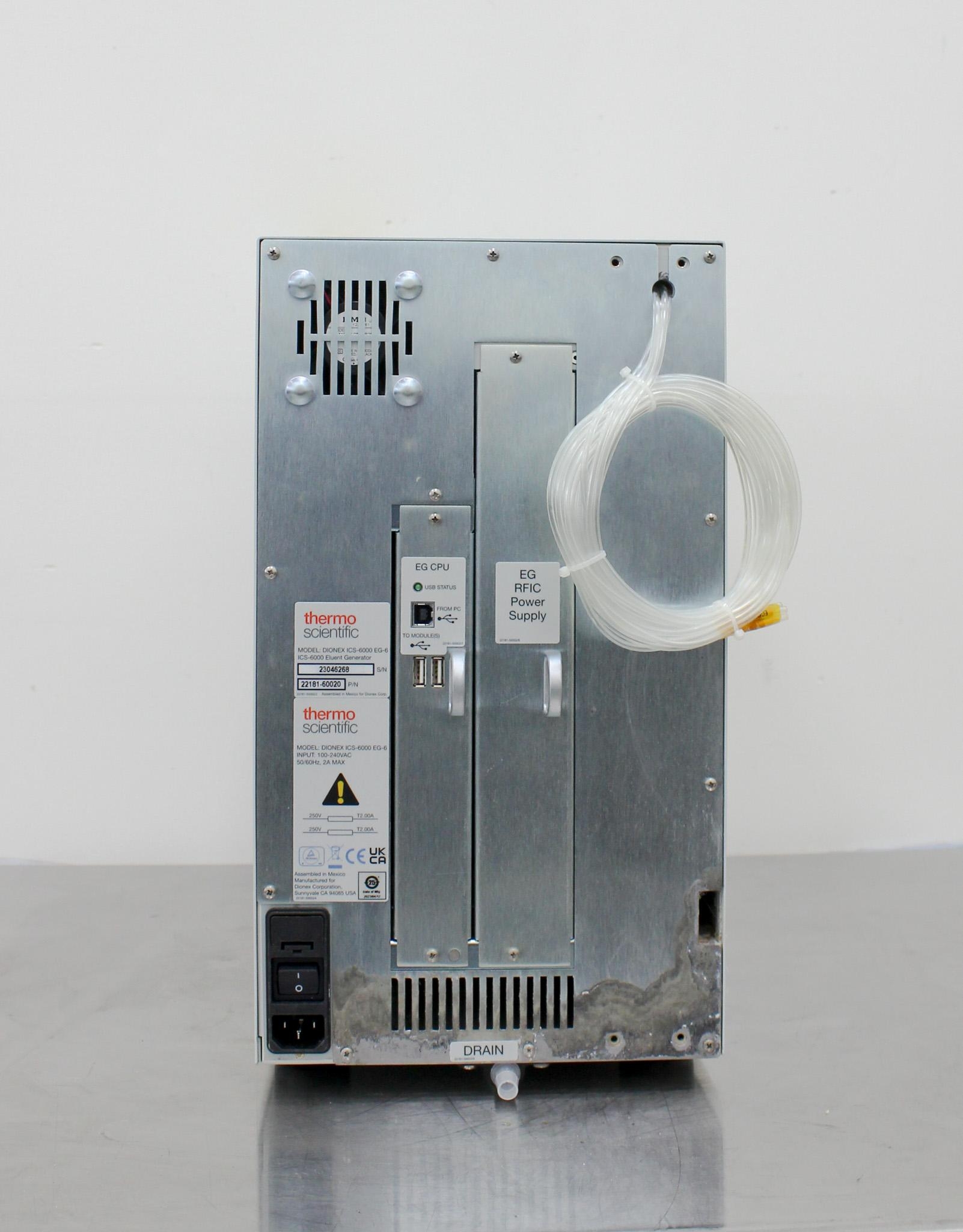 Thermo Scientific Dionex ICS-6000 EG-6 Ion Chromatography System, 120V