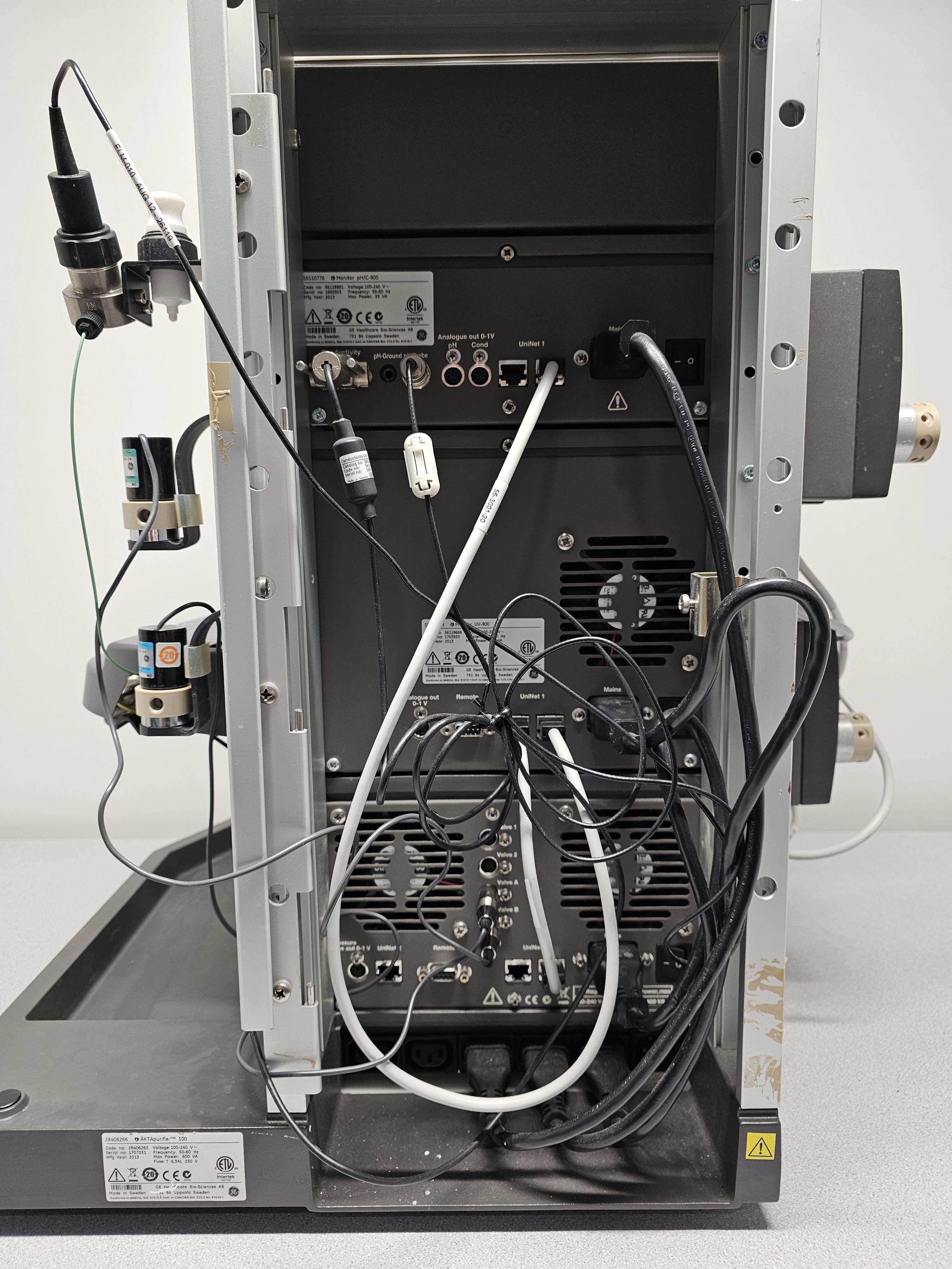 GE AKTA Purifier FPLC System for Protein Purification 100 ml/min Flow 10 MPa