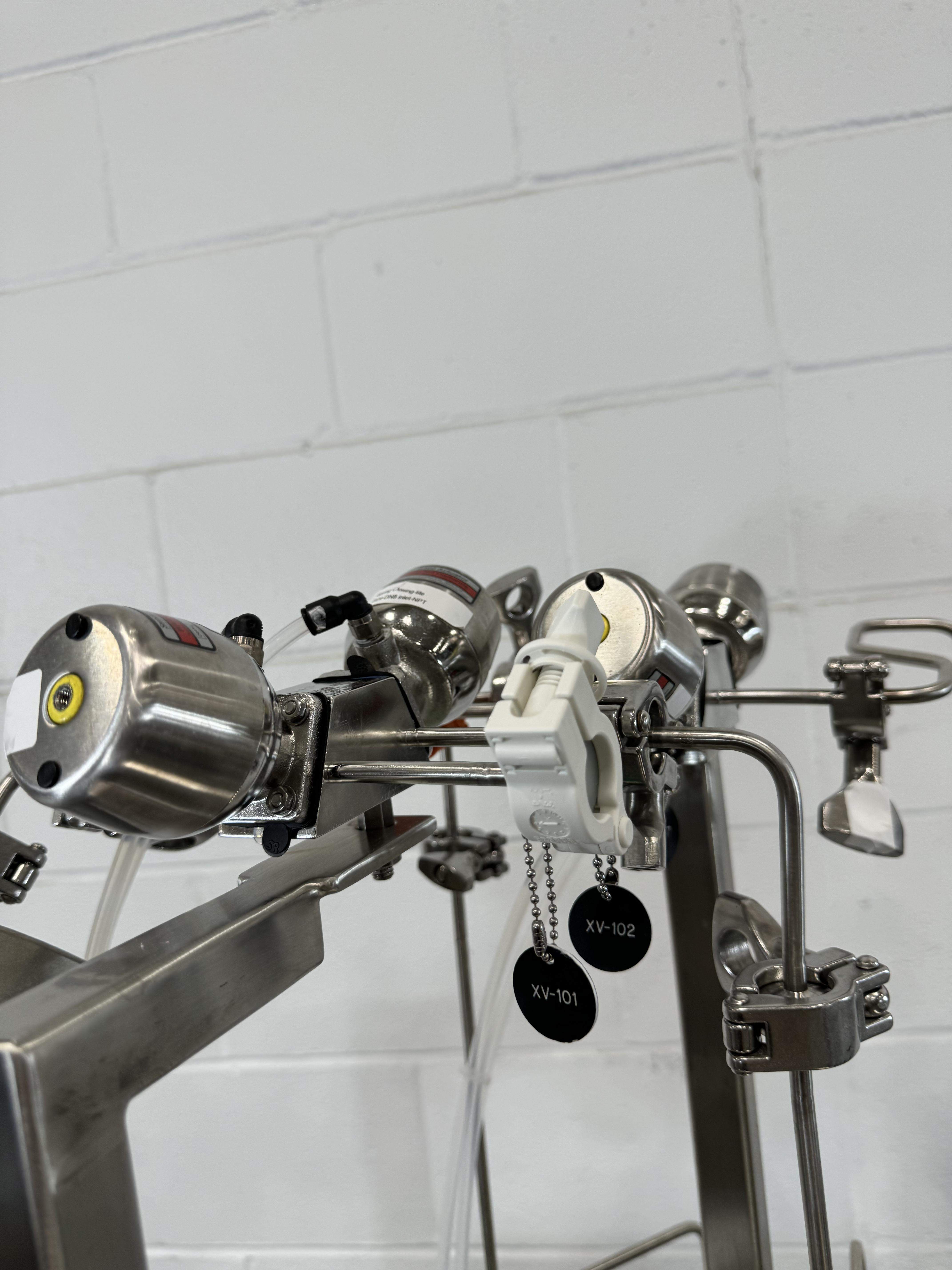 Custom Chromotography Skid System with Watson Pumps, Endress+Hauser, MasterFlex