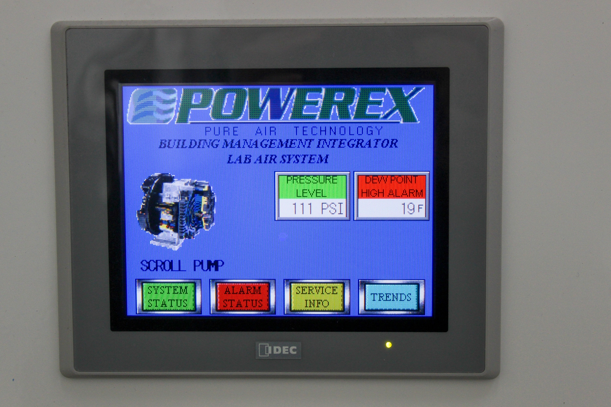 Powerex LSD03A3 Air Compressor System 80 Gallon Tank 14.2 SCFM 145 PSIG 220V