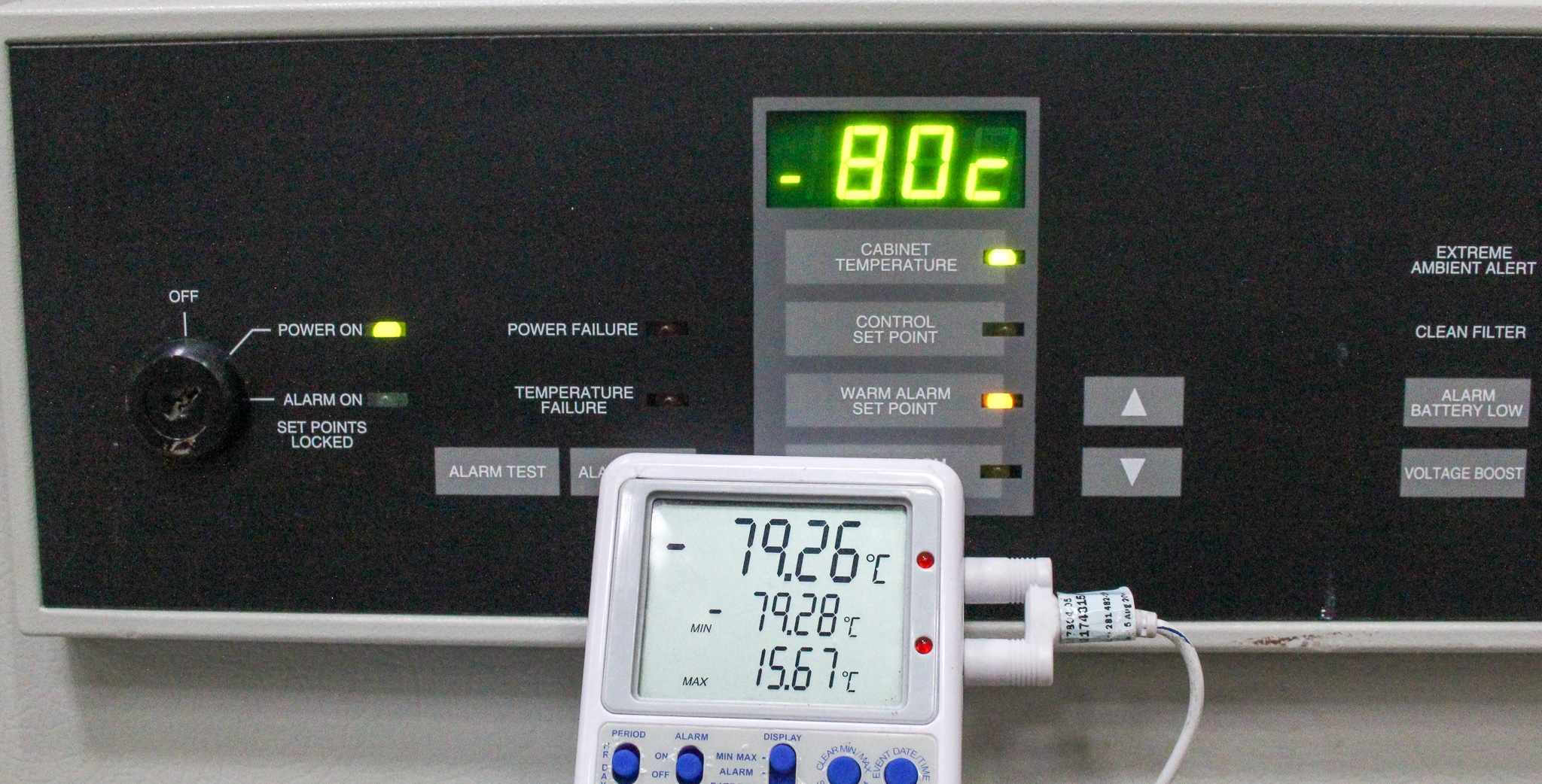 Fisher I81URCA29 Freezer Ultra Low Temperature -80C Long Term Storage