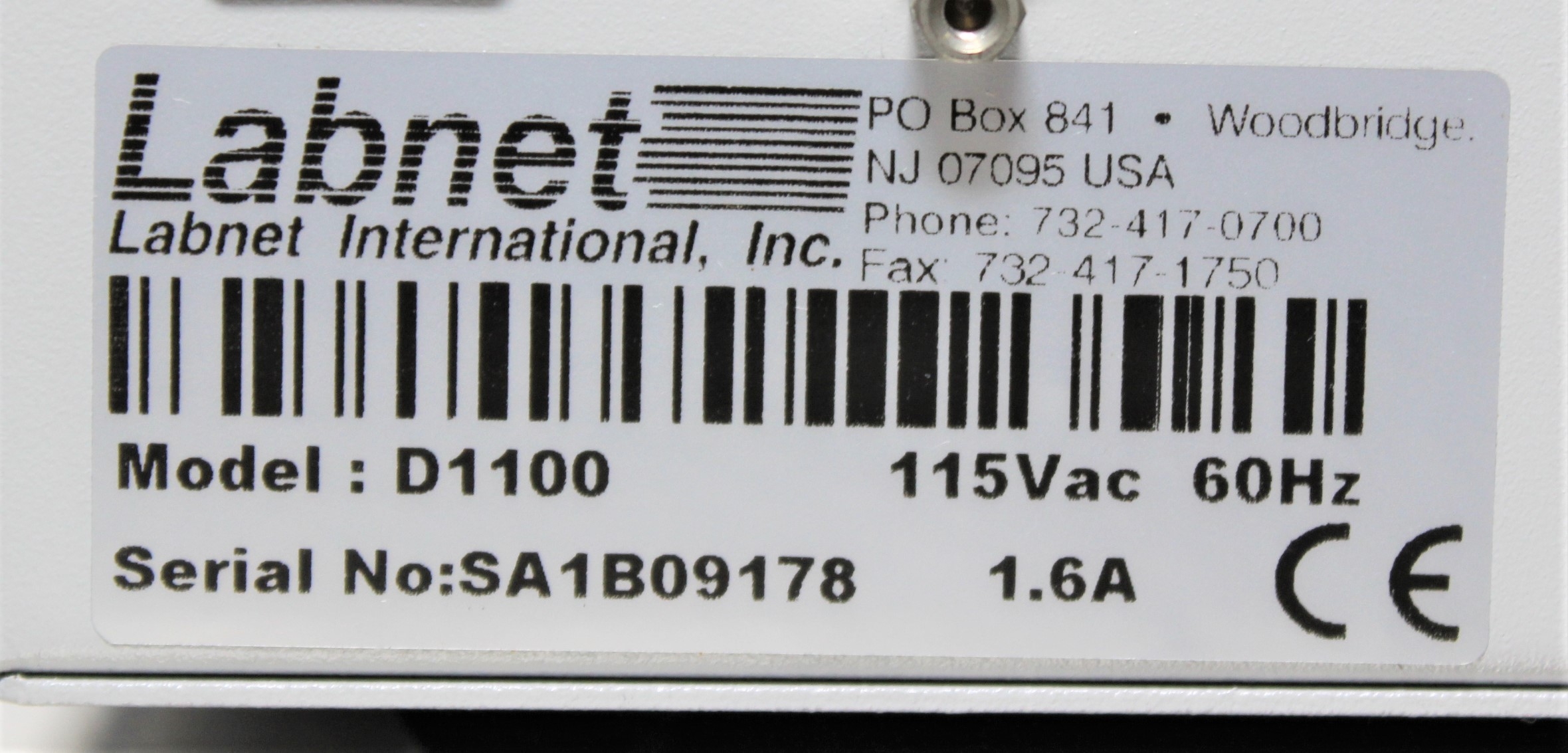 Denville Incublock D1100 Small Dry Bath/Heat Block 150C Turn-Key Used 120V