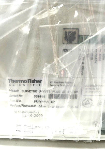 Thermo Surveyor-UV5P Detector UV/Vis Variable Wavelength Benchtop Remote