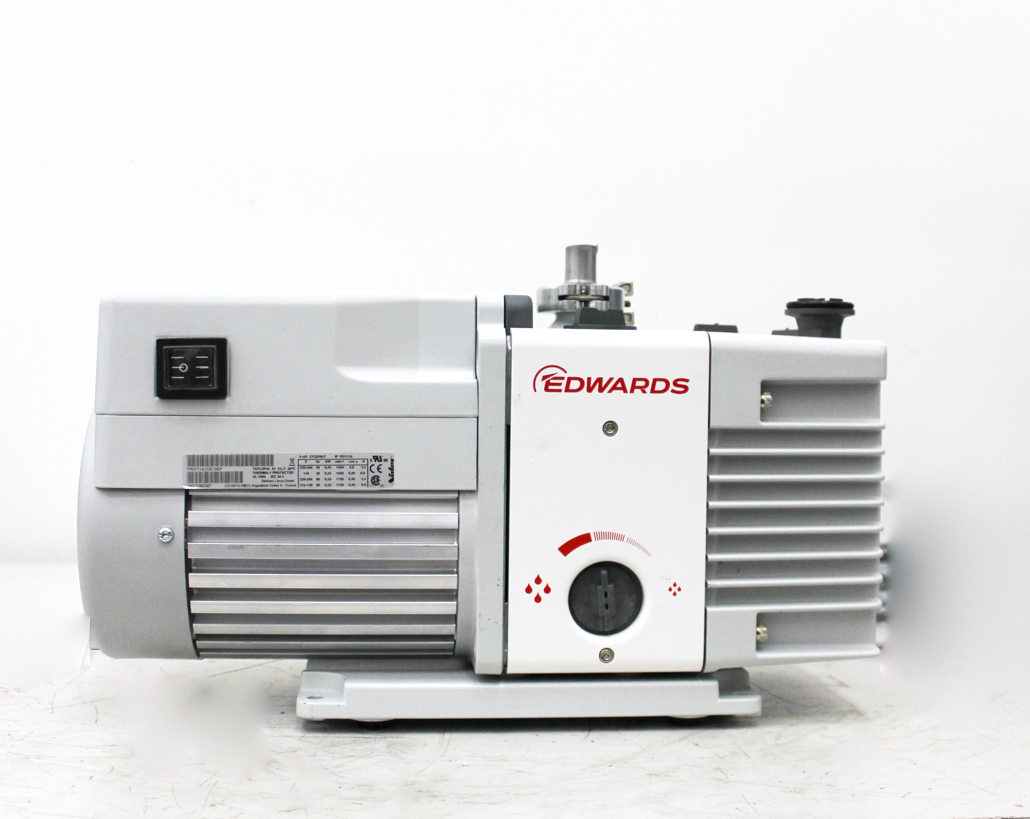 Edwards RV8 Vacuum Pump High Speed 11.7 m3/h 48dB Oil Sealed 230V 50/60Hz