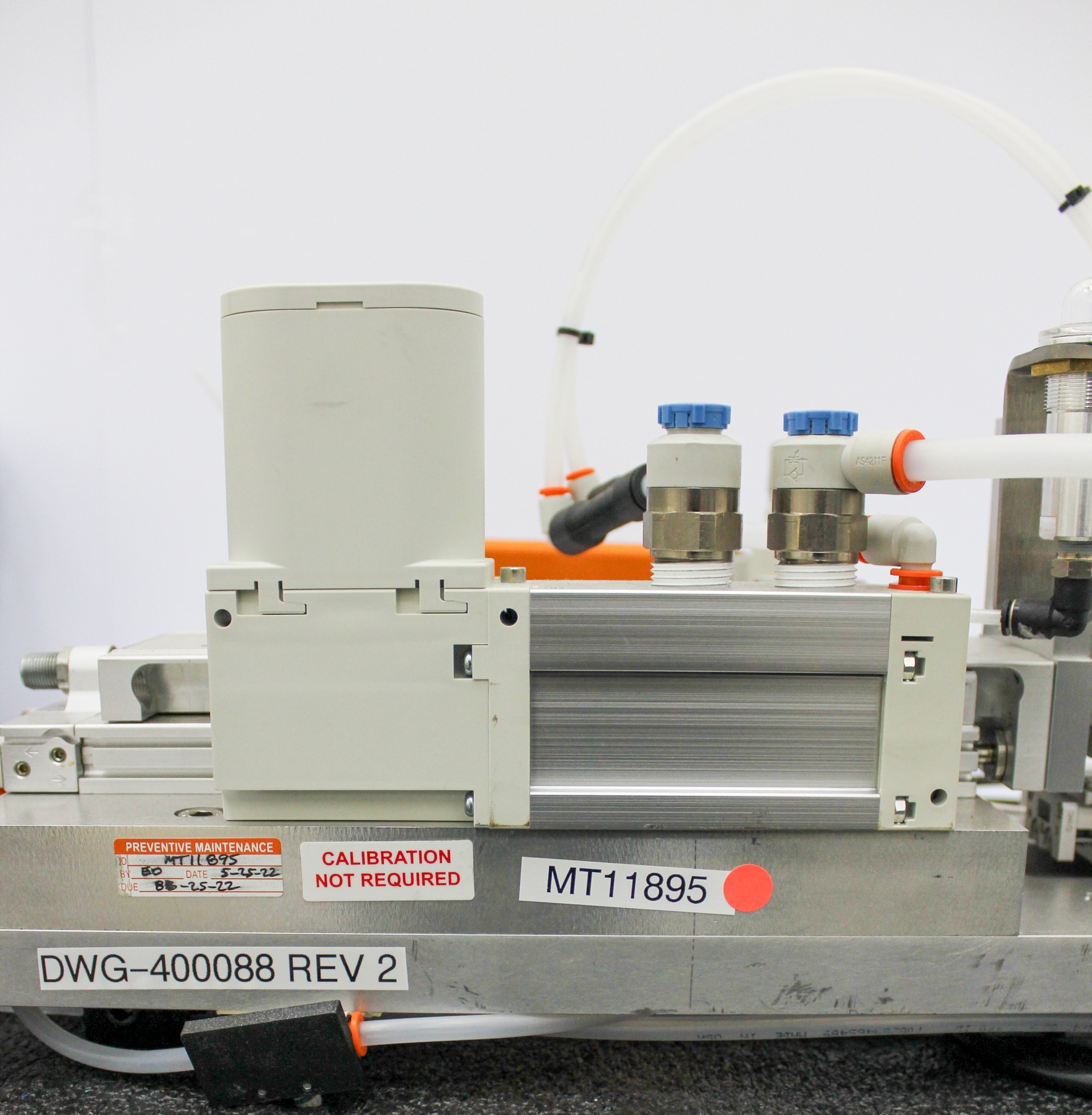 Heater Lamination CPD Storage Room# 102 Vacuum Generated Air Pressure