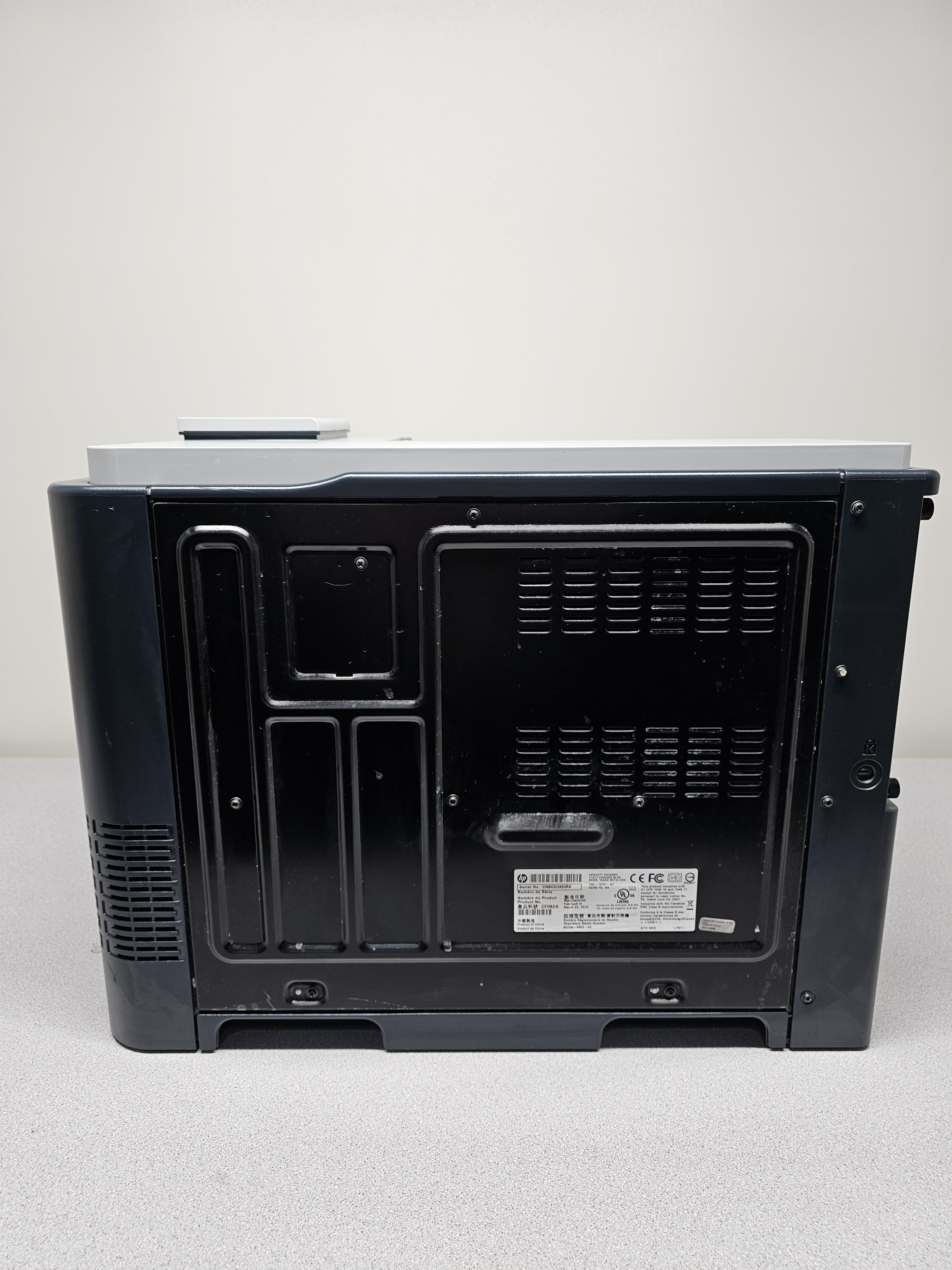 HP CF082A Laser Printer FCC Class A Device 120V 60Hz