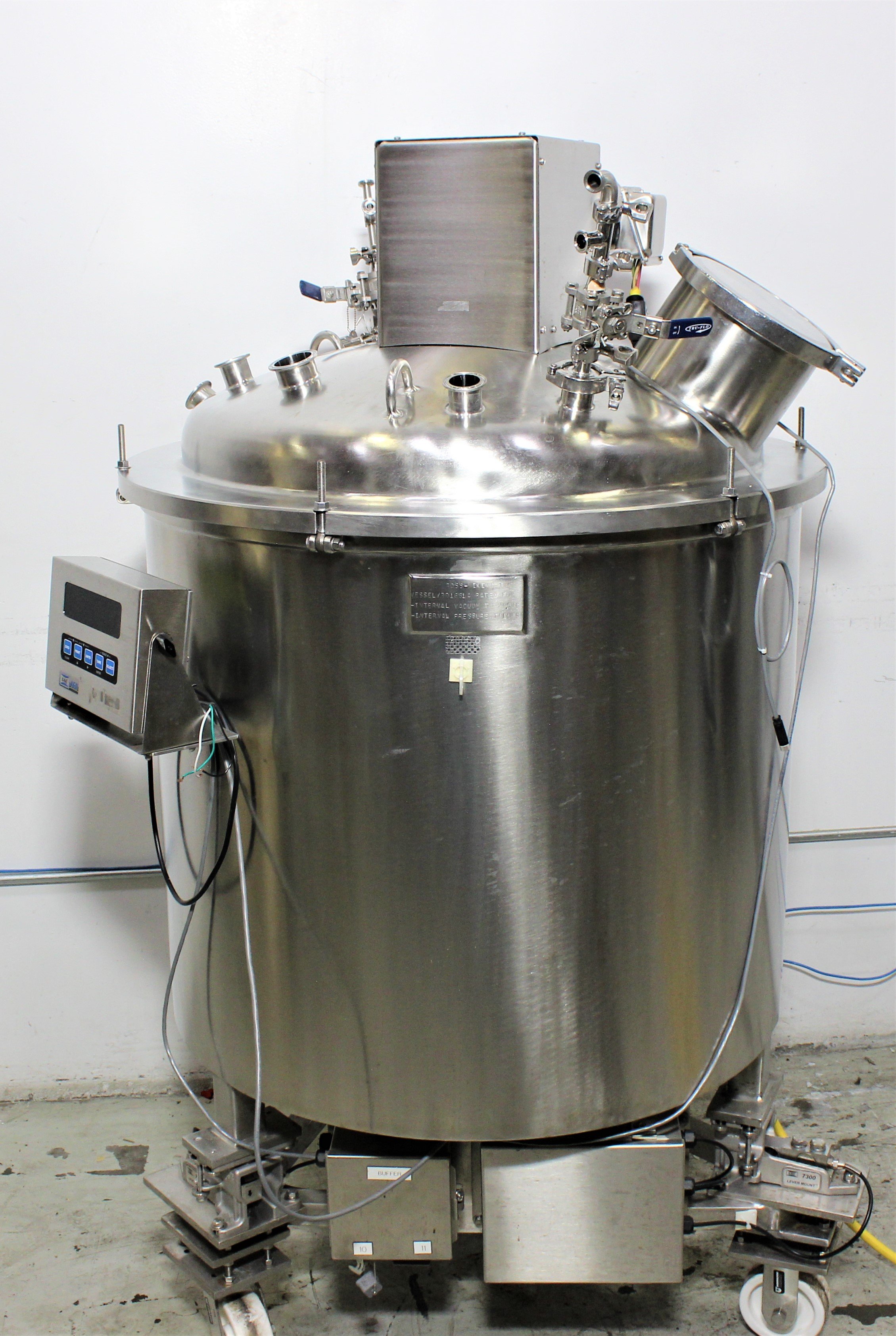 Ross RD1661A 100 Gallon Mixer Vessel 29.5Hg Vacuum 10 PSI Pneumatic Locks