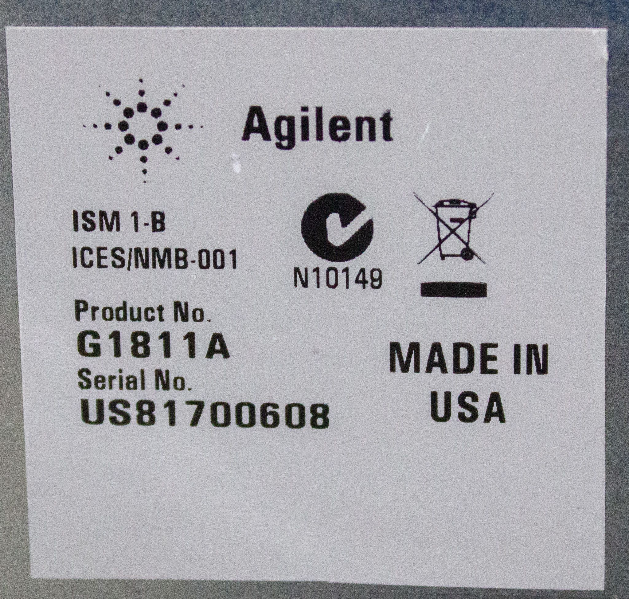 Agilent G1811A Auto Sampler Robotic XY Stationary Racks Automation