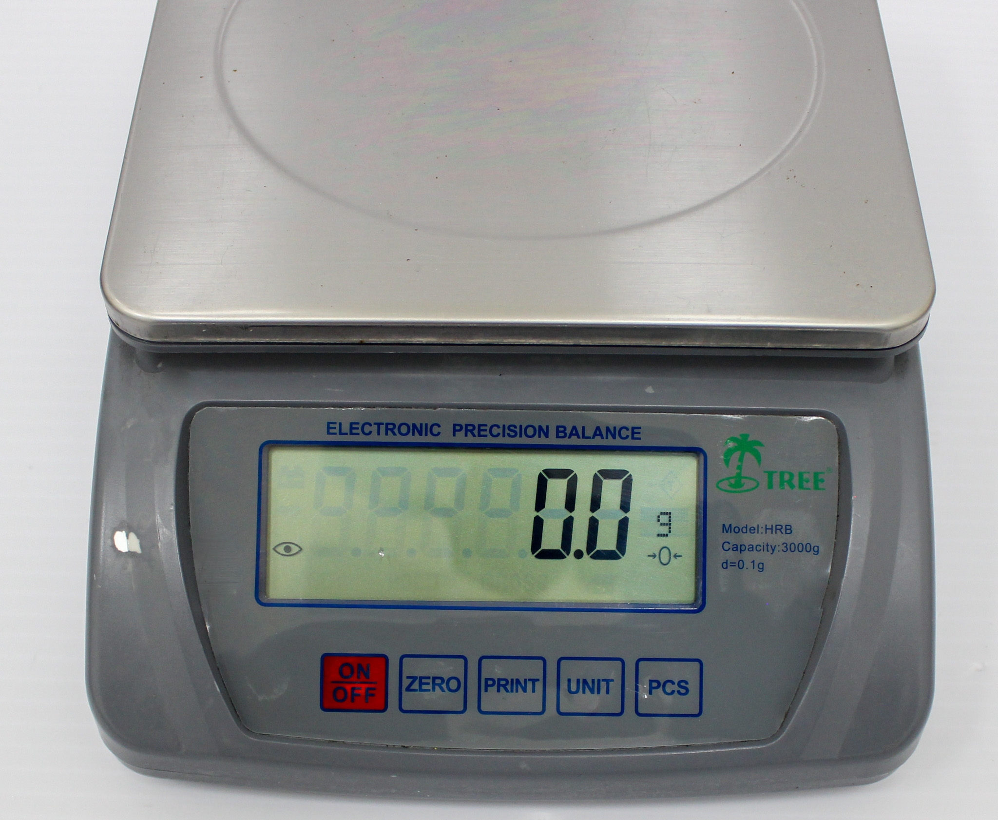 TREE HRB: 3000g Precision Balance with LCD, RS232, 0.01g Readability