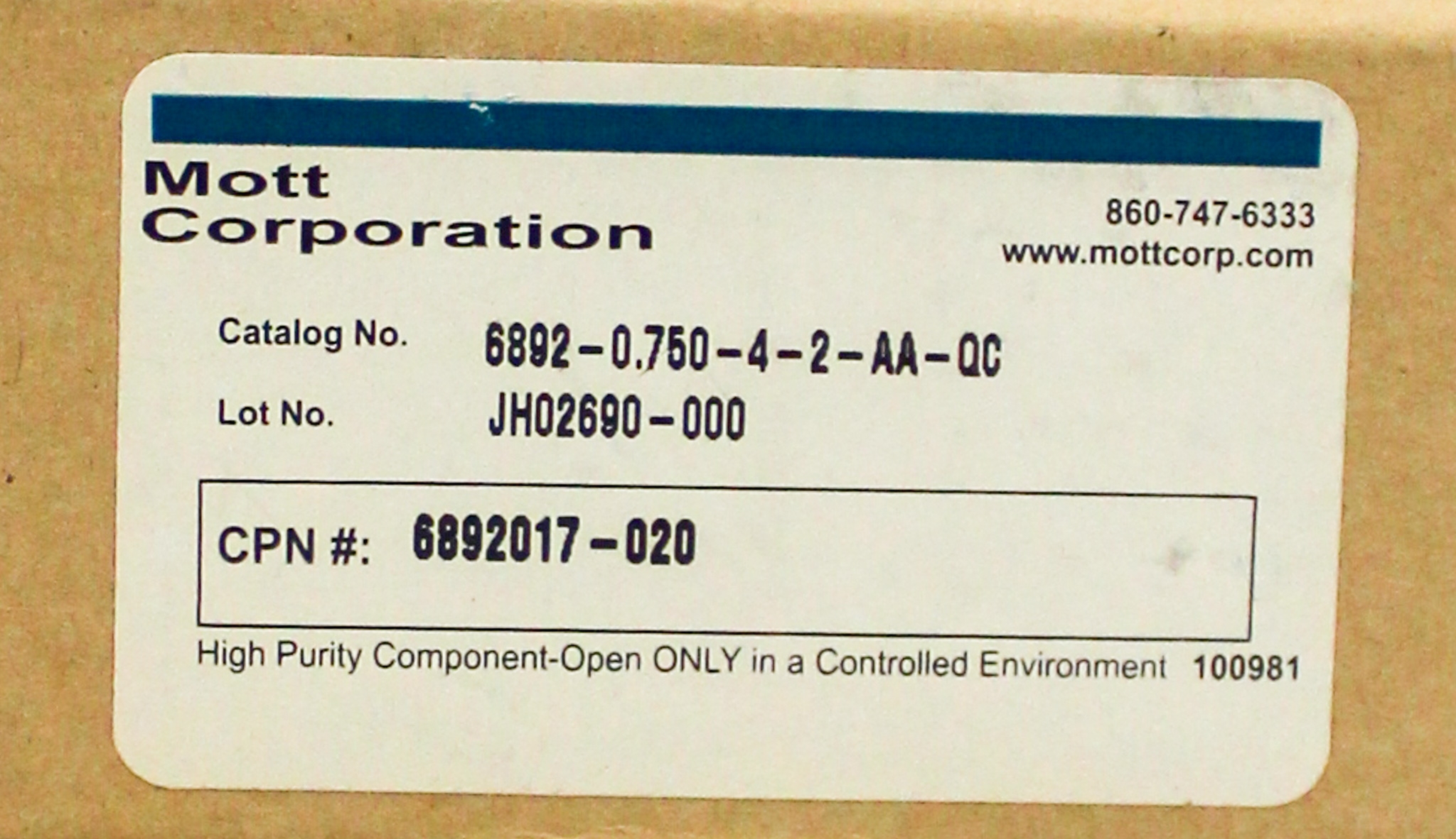 N/A Misc. Green Bin Laboratory Accessories Includes Sparger System & Filters