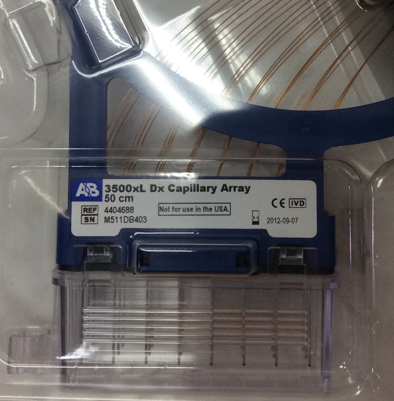 ABI 4404688 Genetic Analyzer 8-Capillary Array 36 cm Forensic HID Use