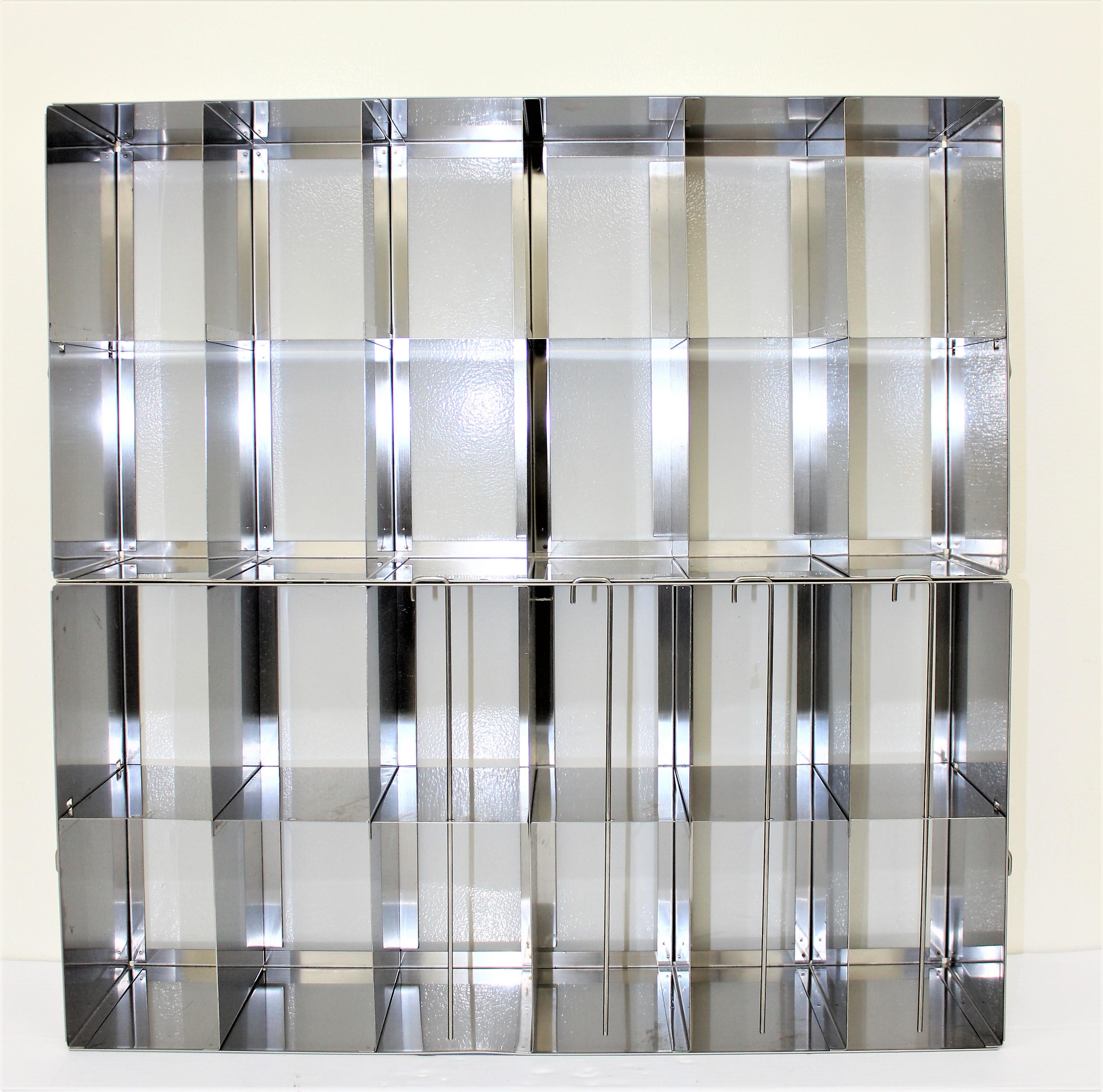 VWR 89214-698 Ultra Low Freezer Rack 12 Slot Stainless Steel Storage