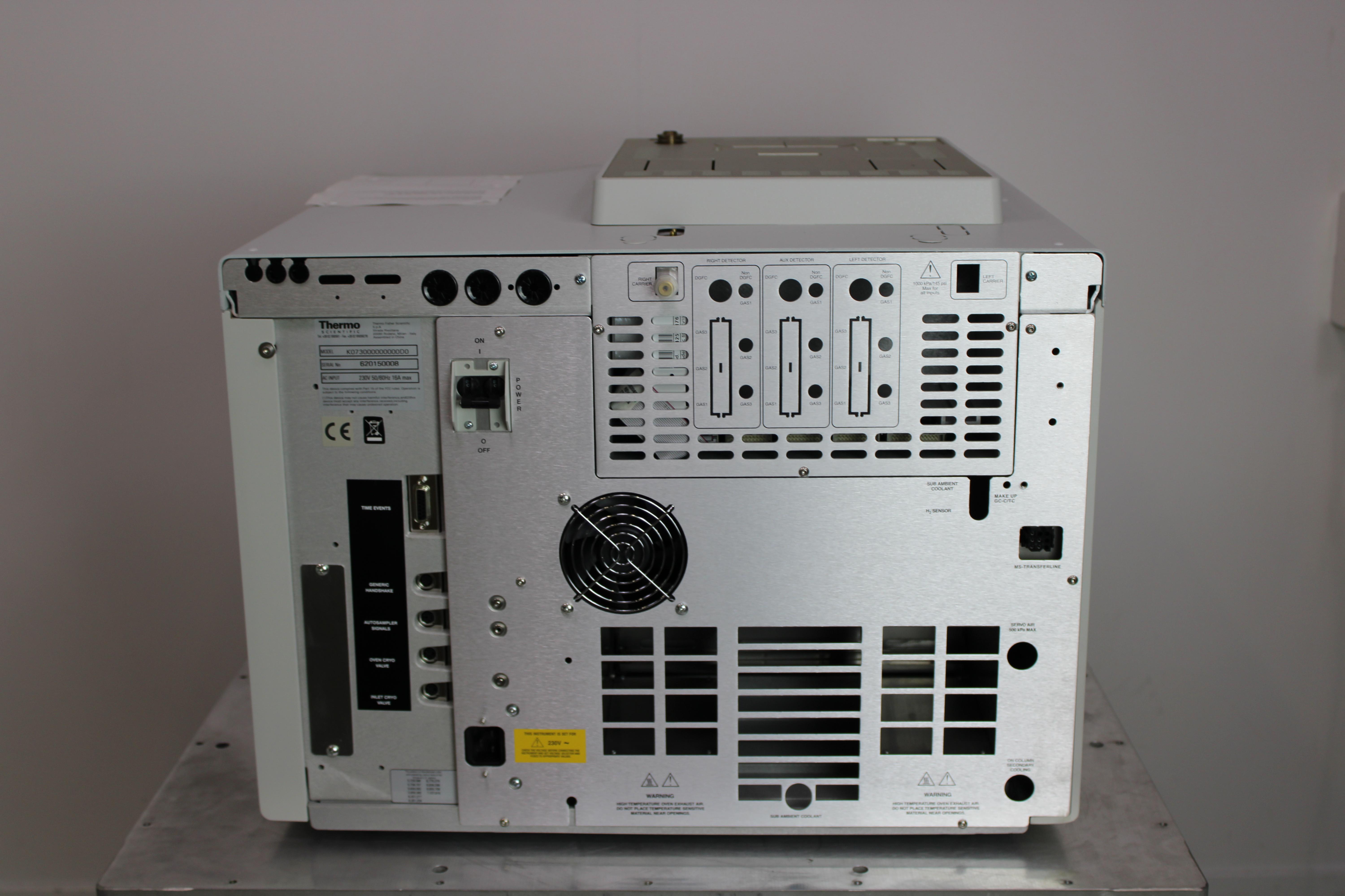 Thermo Trace GC Ultra Gas Chromatograph 450C Temp 450L Vol 230V 50Hz