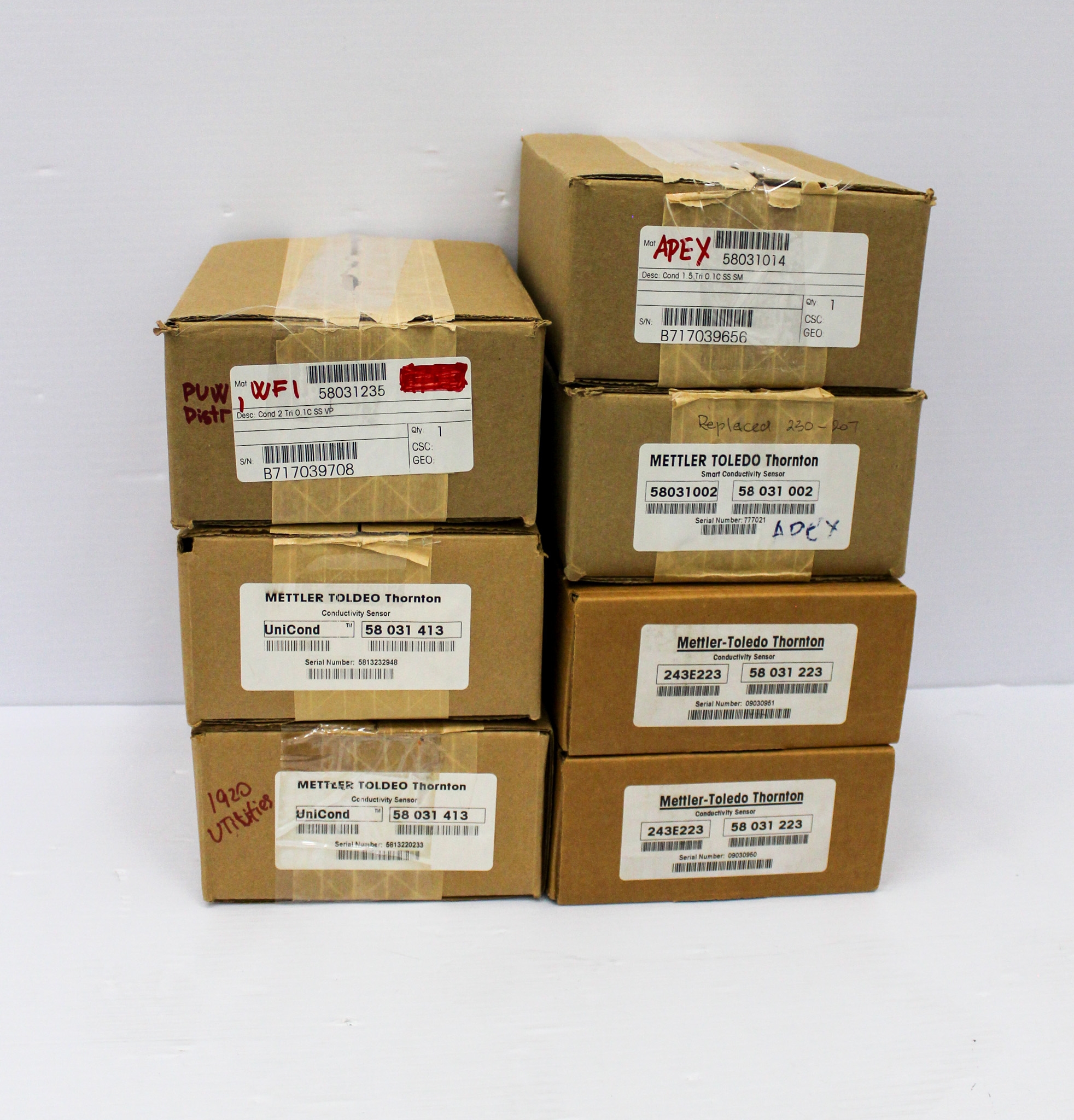 Mettler Toledo 58031223 Water Analyzer Sensor 0.02-50,000 S/cm w/ Tri-Clamp