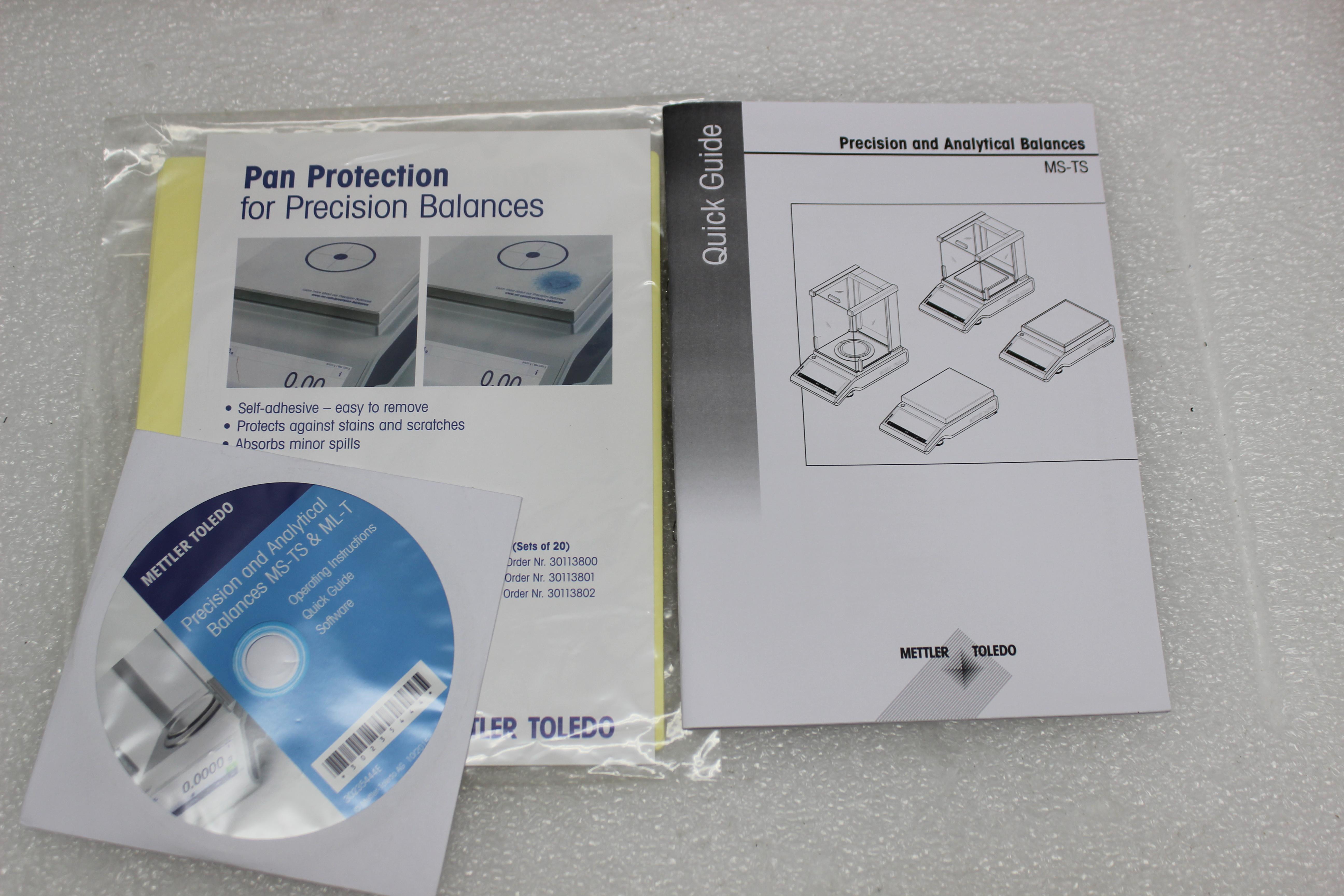 Mettler-Toledo MS4002TS Analytical Precision Balance with Touchscreen Display