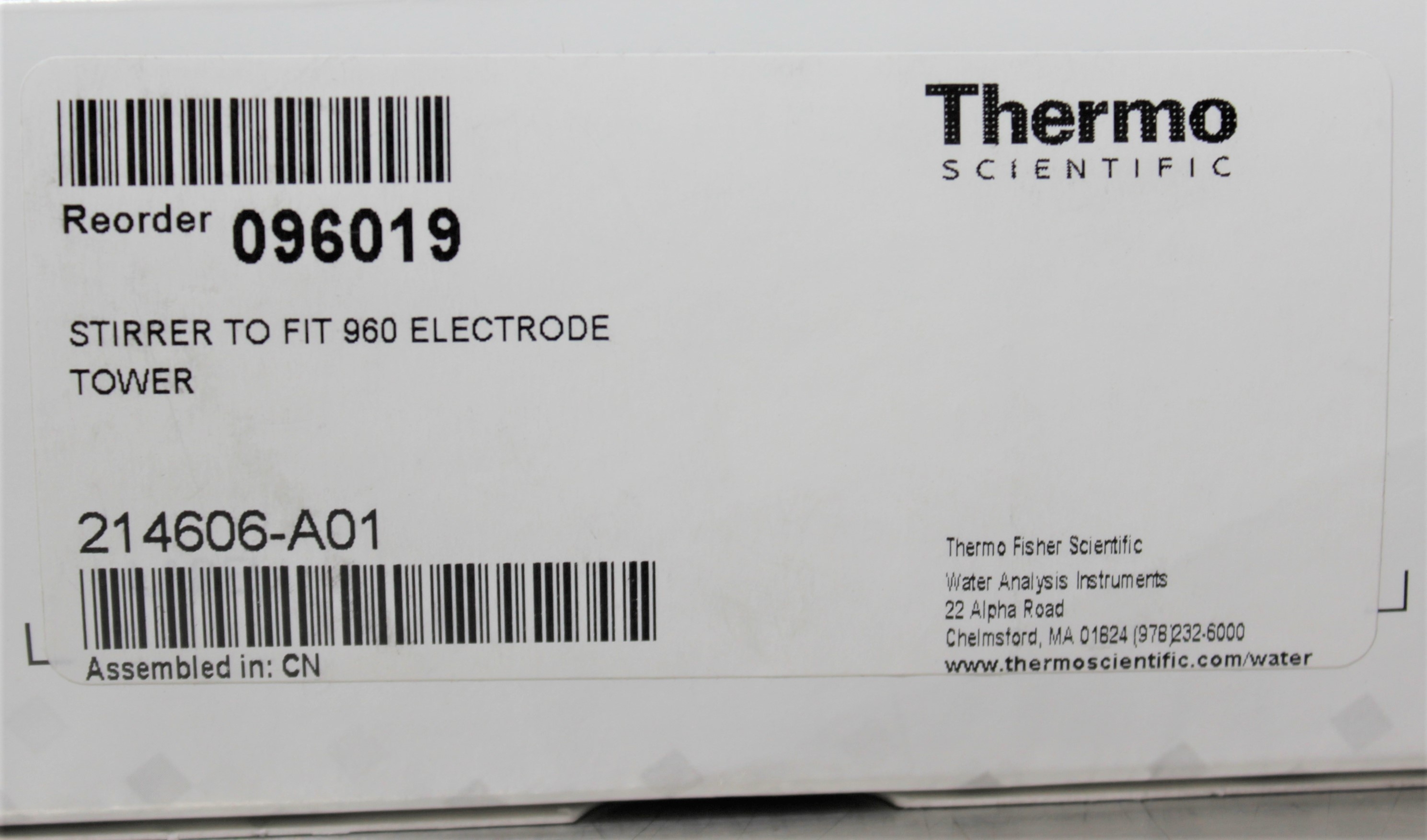 Thermo Automatic Stirrer Probe 096019 Accessory Turnkey 11 cm Diameter