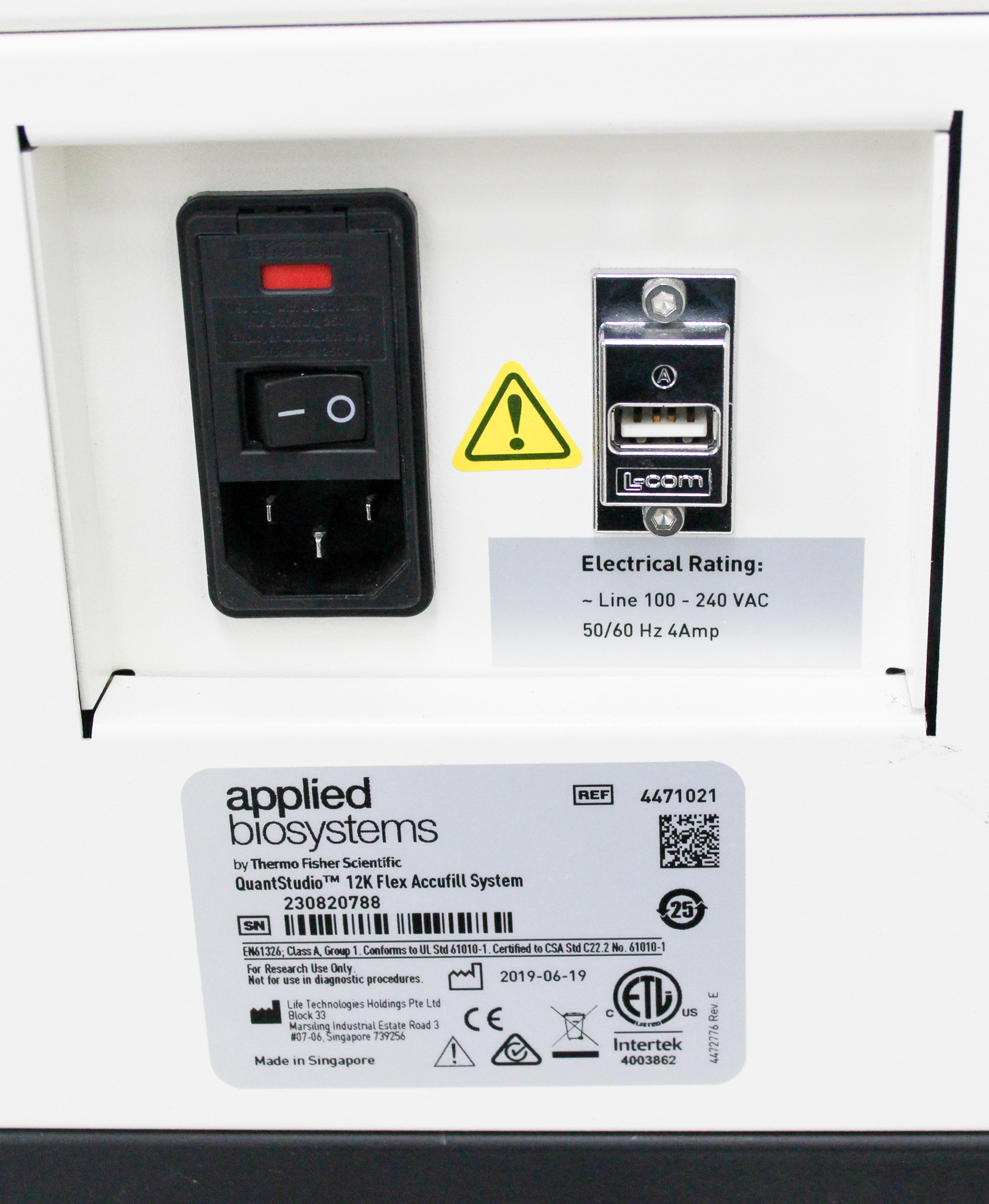 ABI QuantStudio 12K Flex Real Time PCR System High Throughput 2019