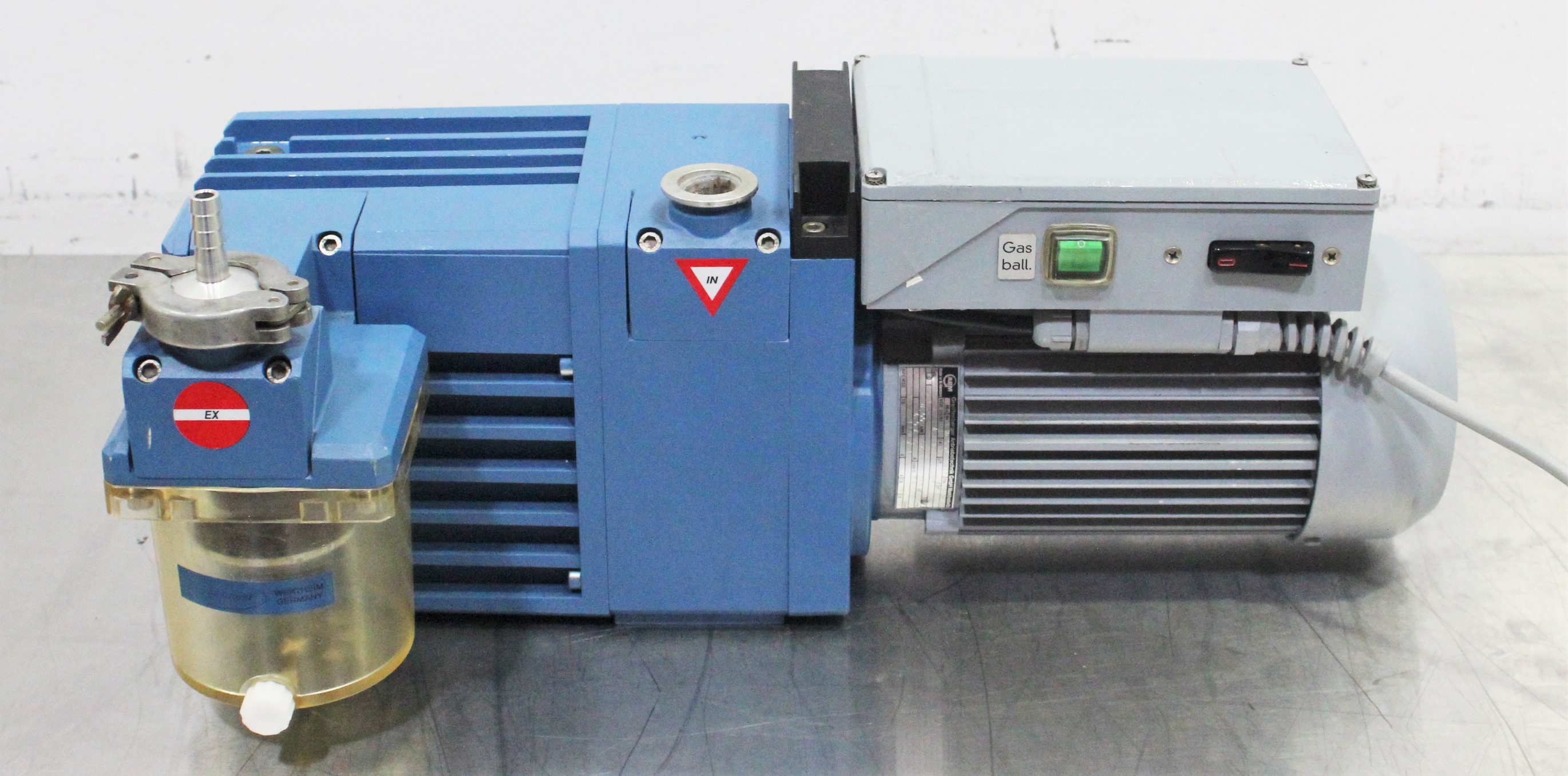 Vacuubrand RZ16 Rotary Vane Vacuum Pump, 11.2 CFM, Turnkey, Used