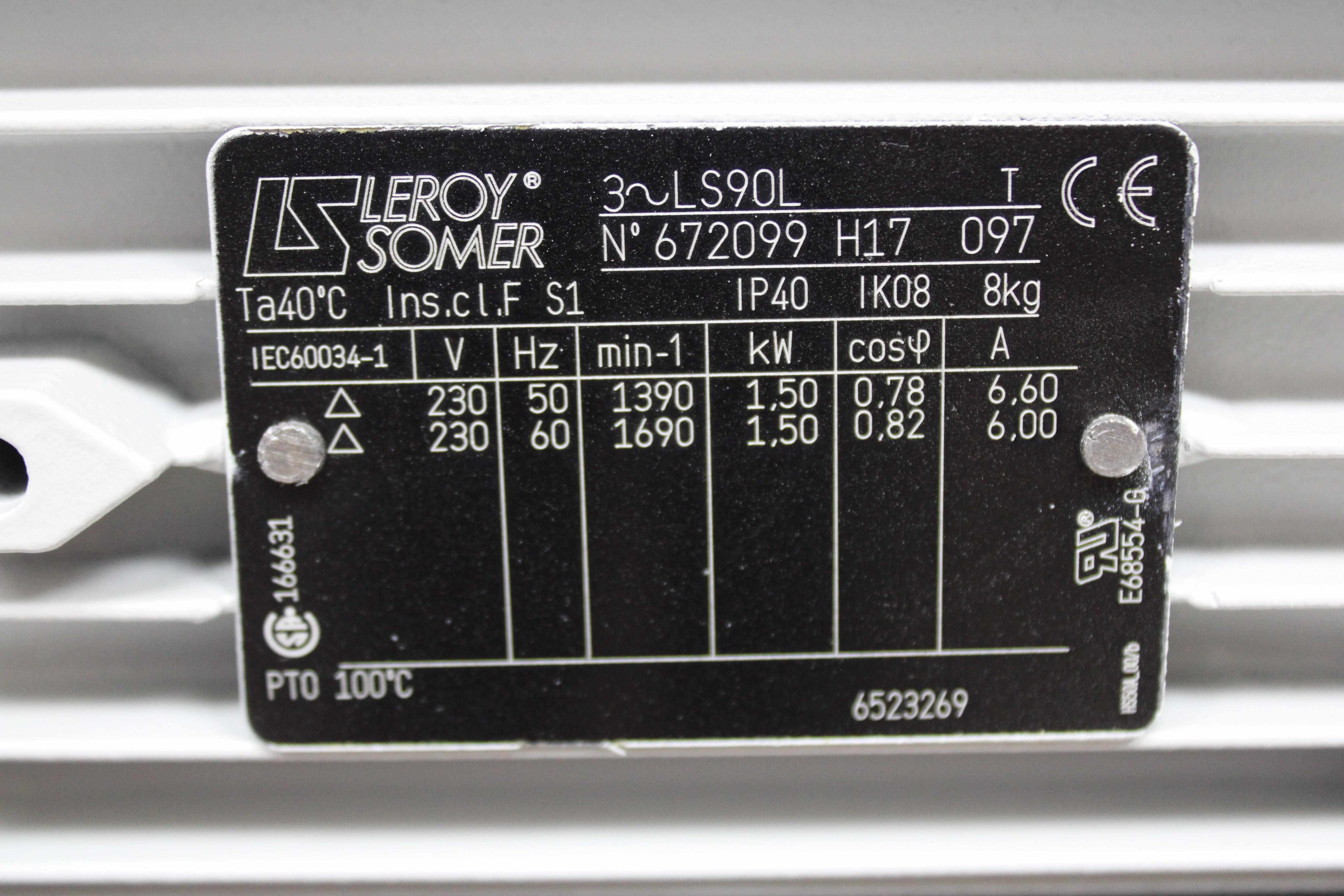 Leybold Sogevac SV65BIFC Vacuum Pump 50/60Hz Low Noise