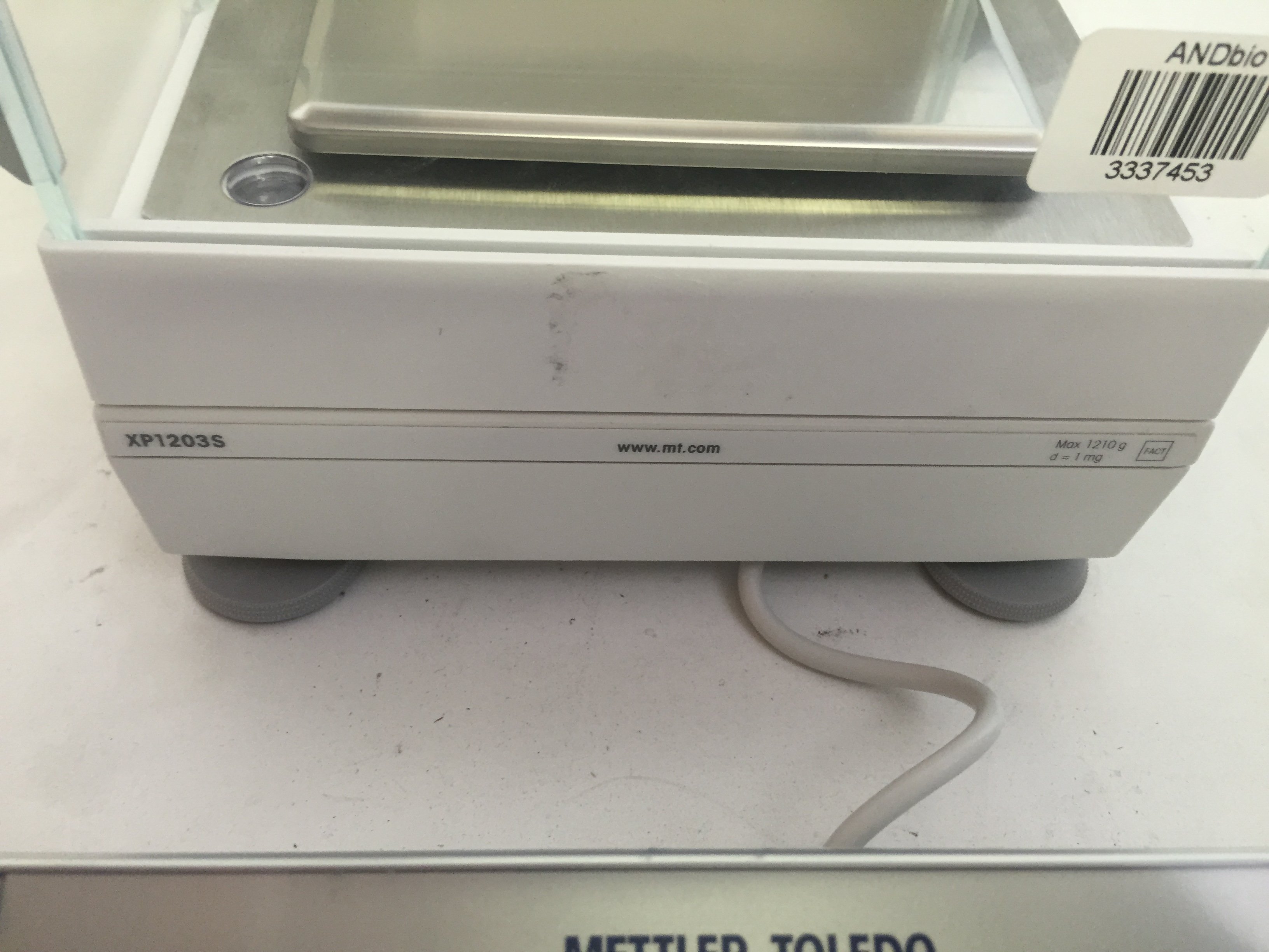 Mettler XP1203S Analytical Balance Precision 1210g Max Capacity 1mg Readability