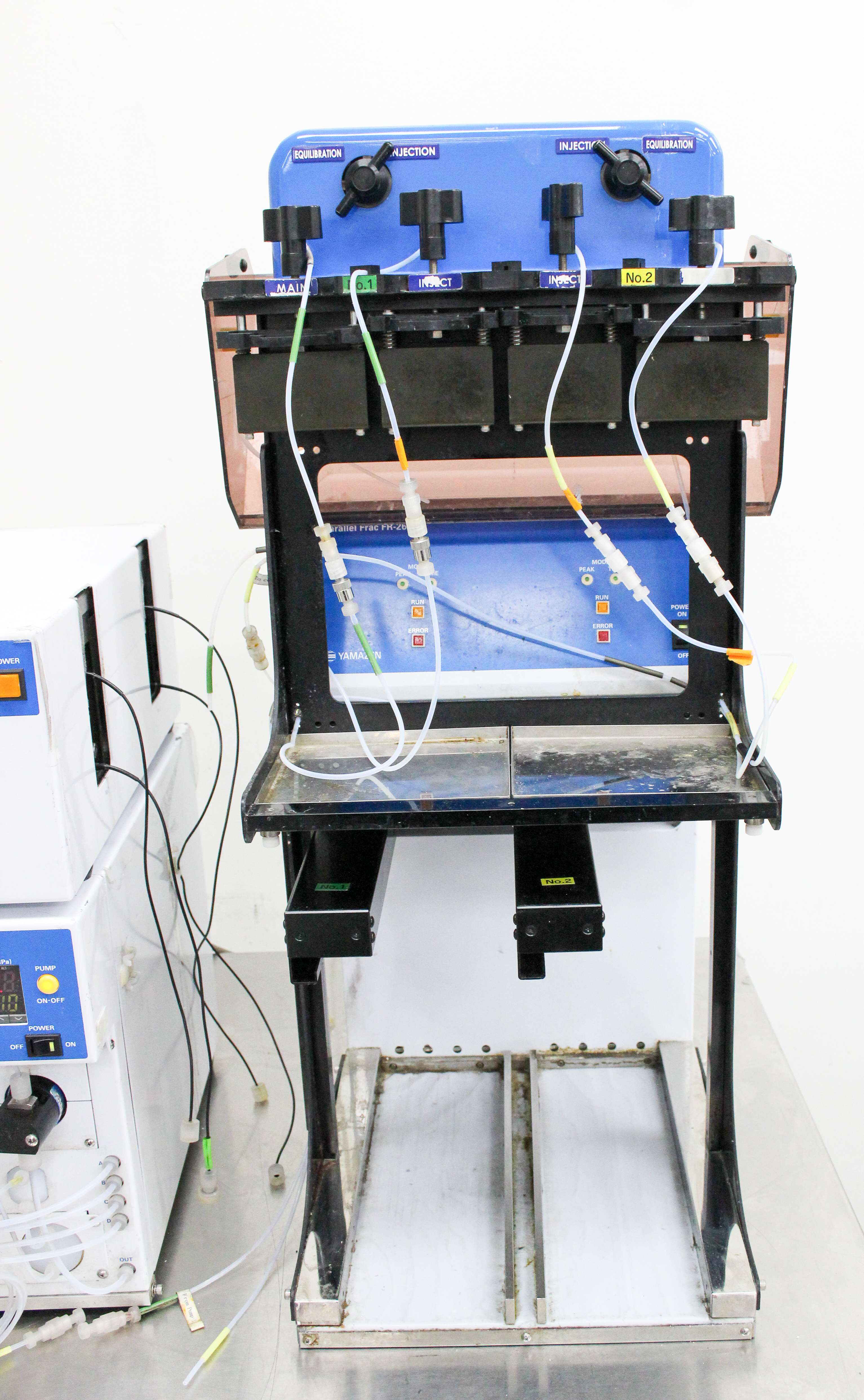 Yamazen Parallel Frac FR-260 Chromatography System Dual Flow UV Pump 80ml/min