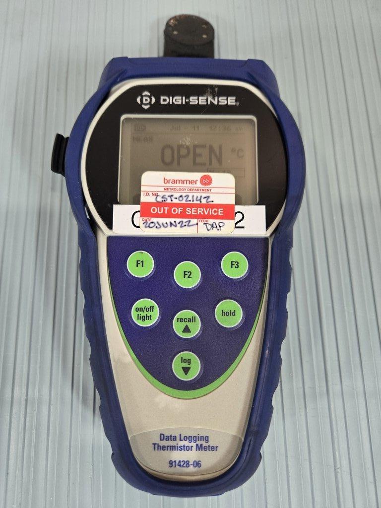 Cole Parmer 91428-06 Digi-Sense Data Logging Thermistor Meter -40 to 150C