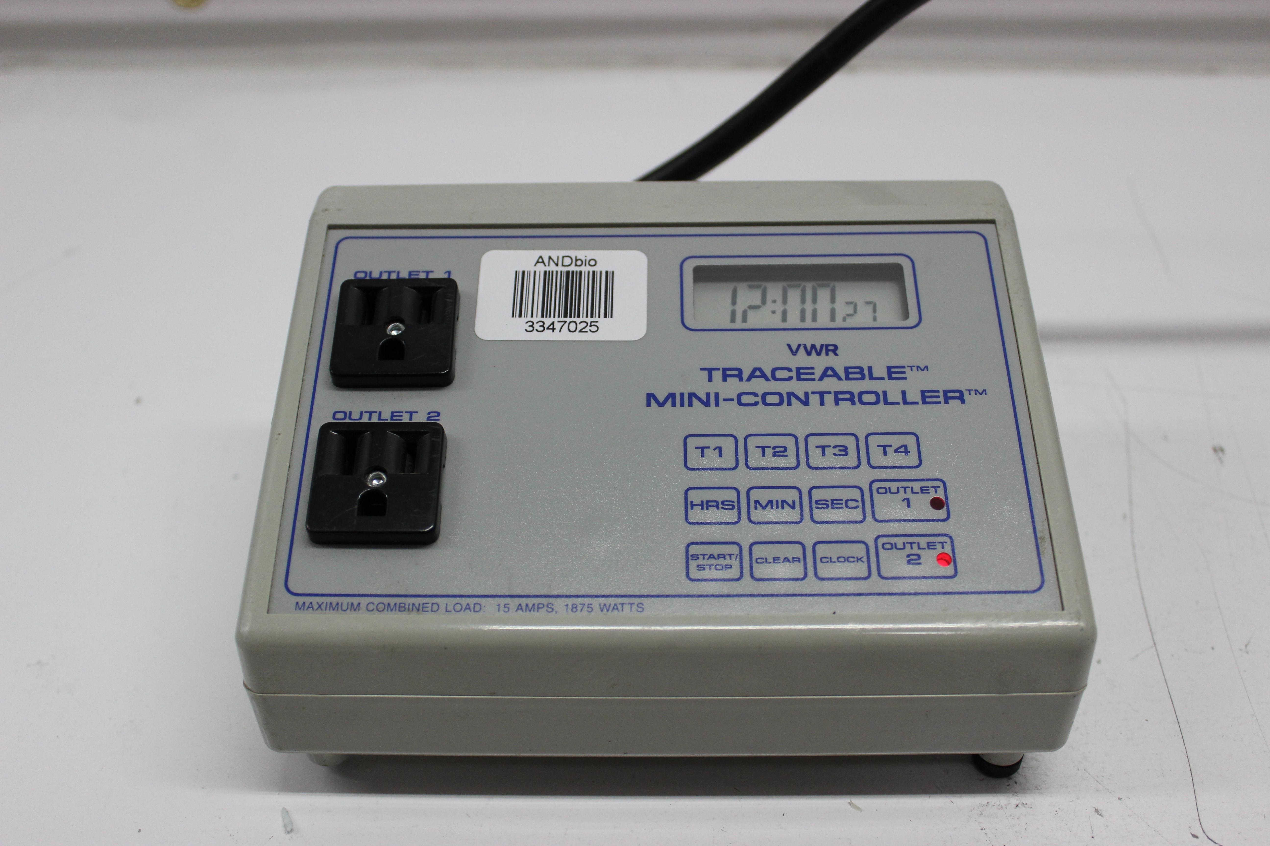 VWR Traceable Mini-Controller Electrical Device 2-Outlet Very Good Condition