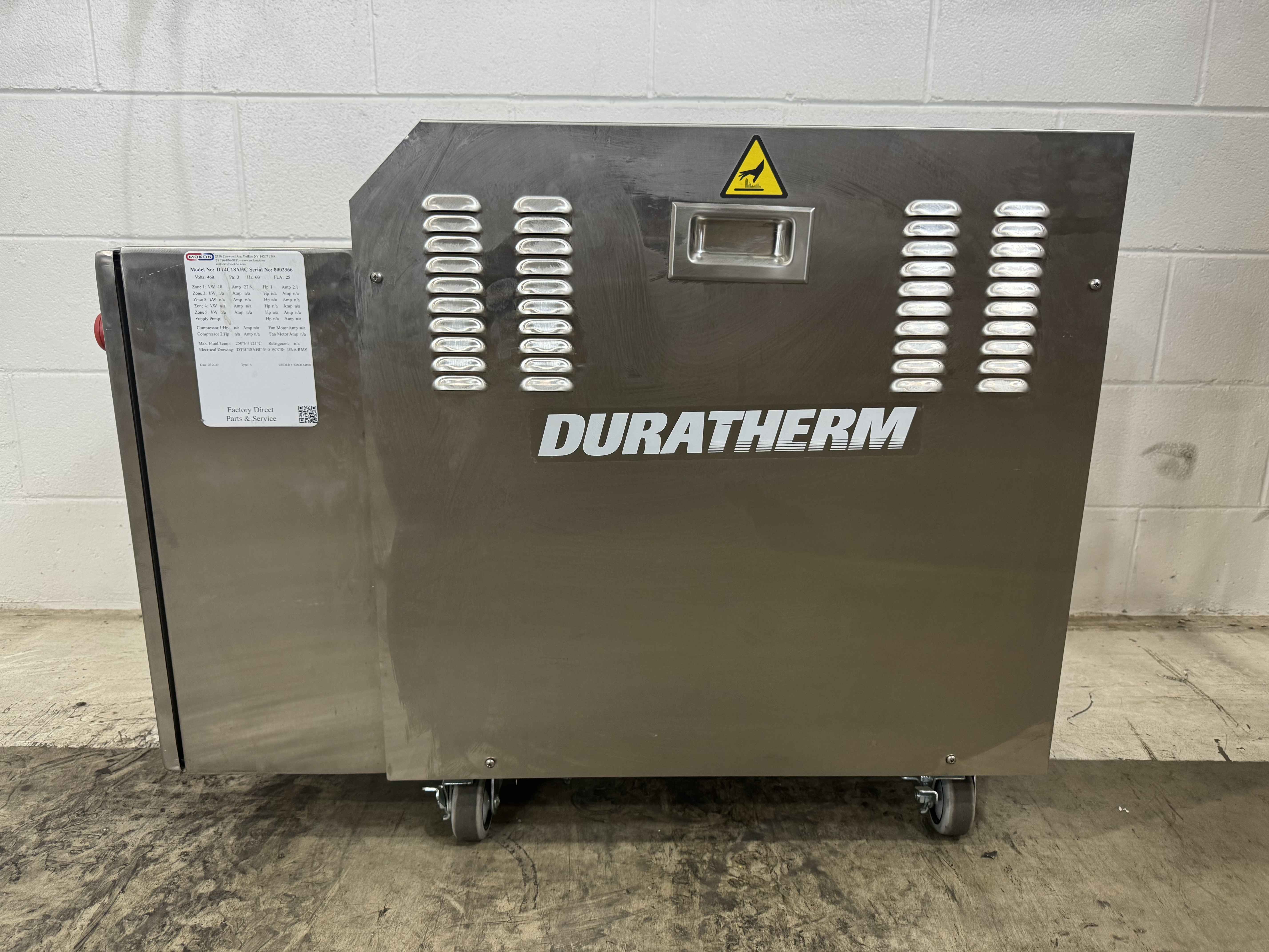 Mokon DT4C18AHC Circulating Water Temperature Control System, Stainless Steel