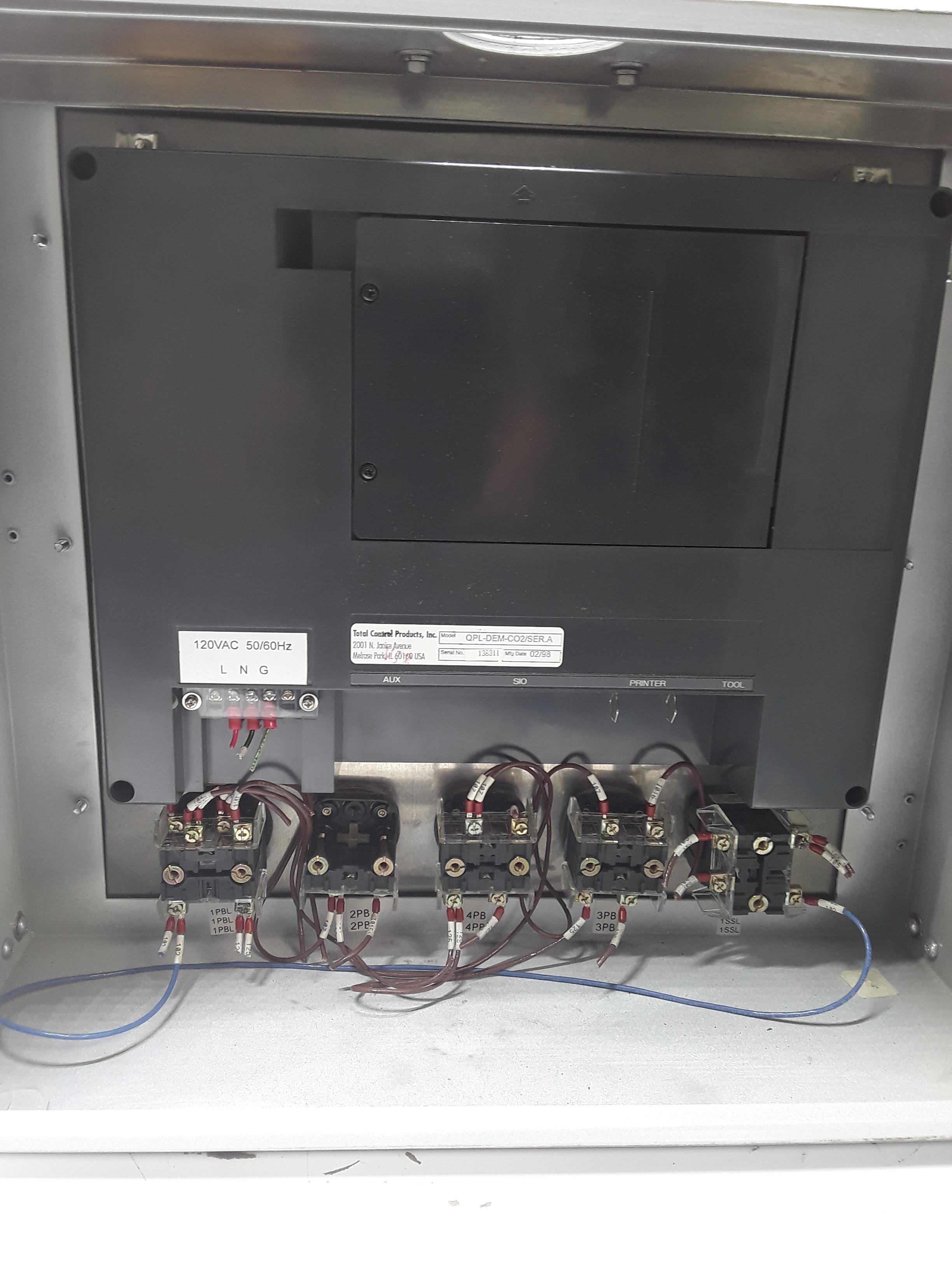 Total QPL-DEM-CO2/SER.A Display Controller Turn-Key 12 Inch Used 120V