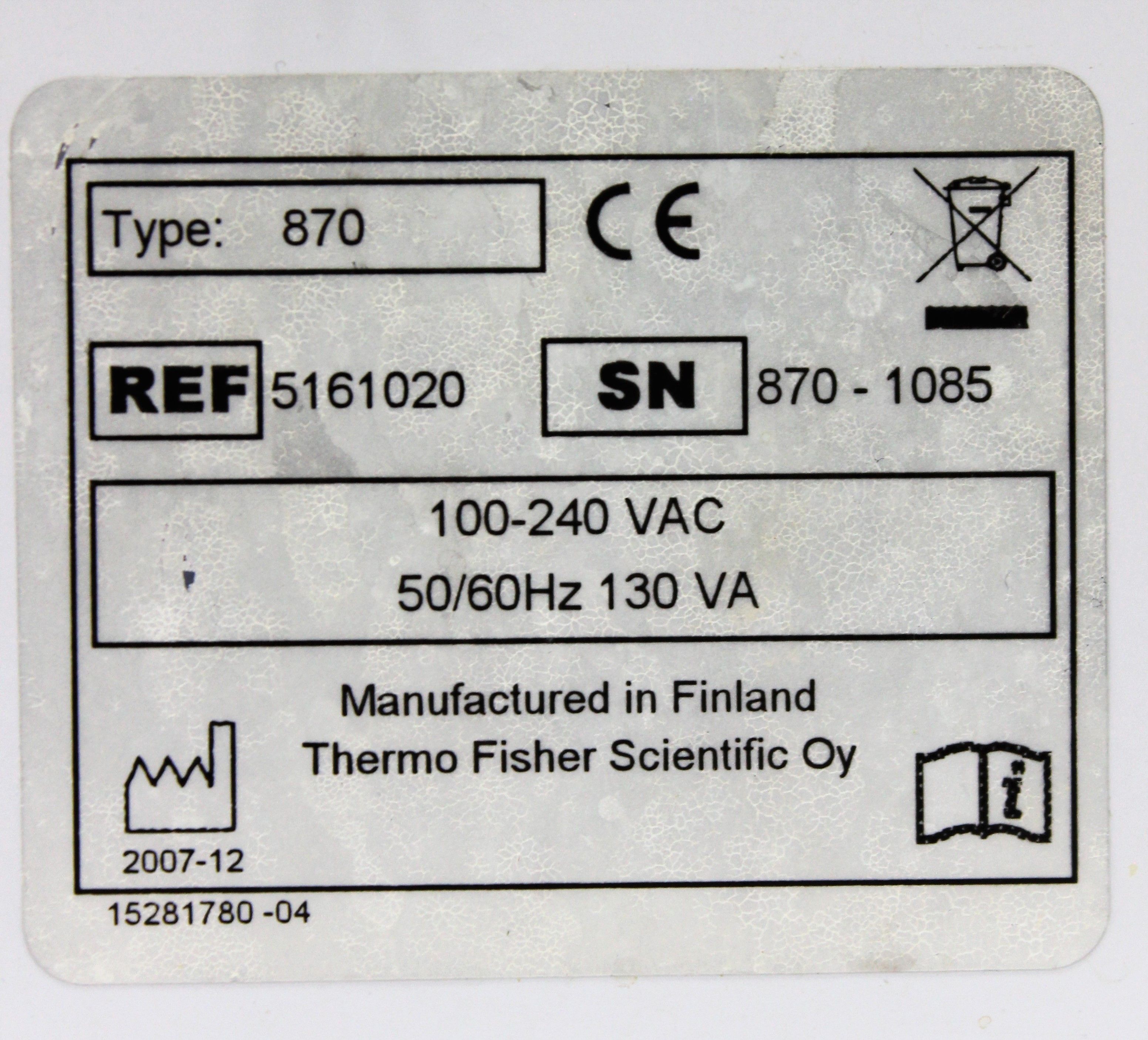Thermo Electron Ref: 5161020 Microplate Washer Efficient Liquid Handling