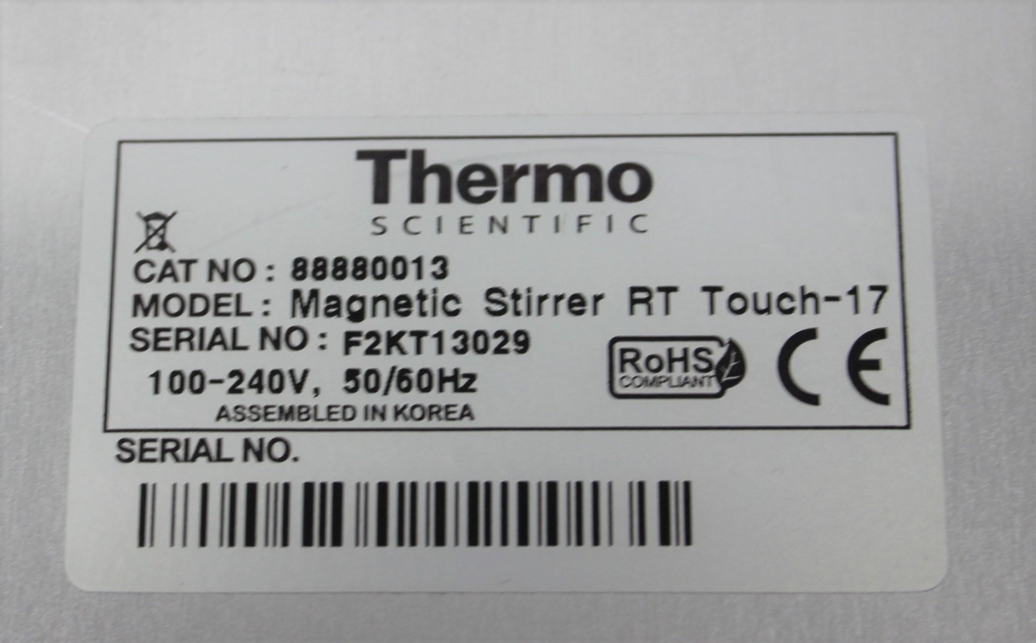 Thermo 88880013 Homogenizer Stirrer Magnetic Coupling Adjustable 30-2000 RPM