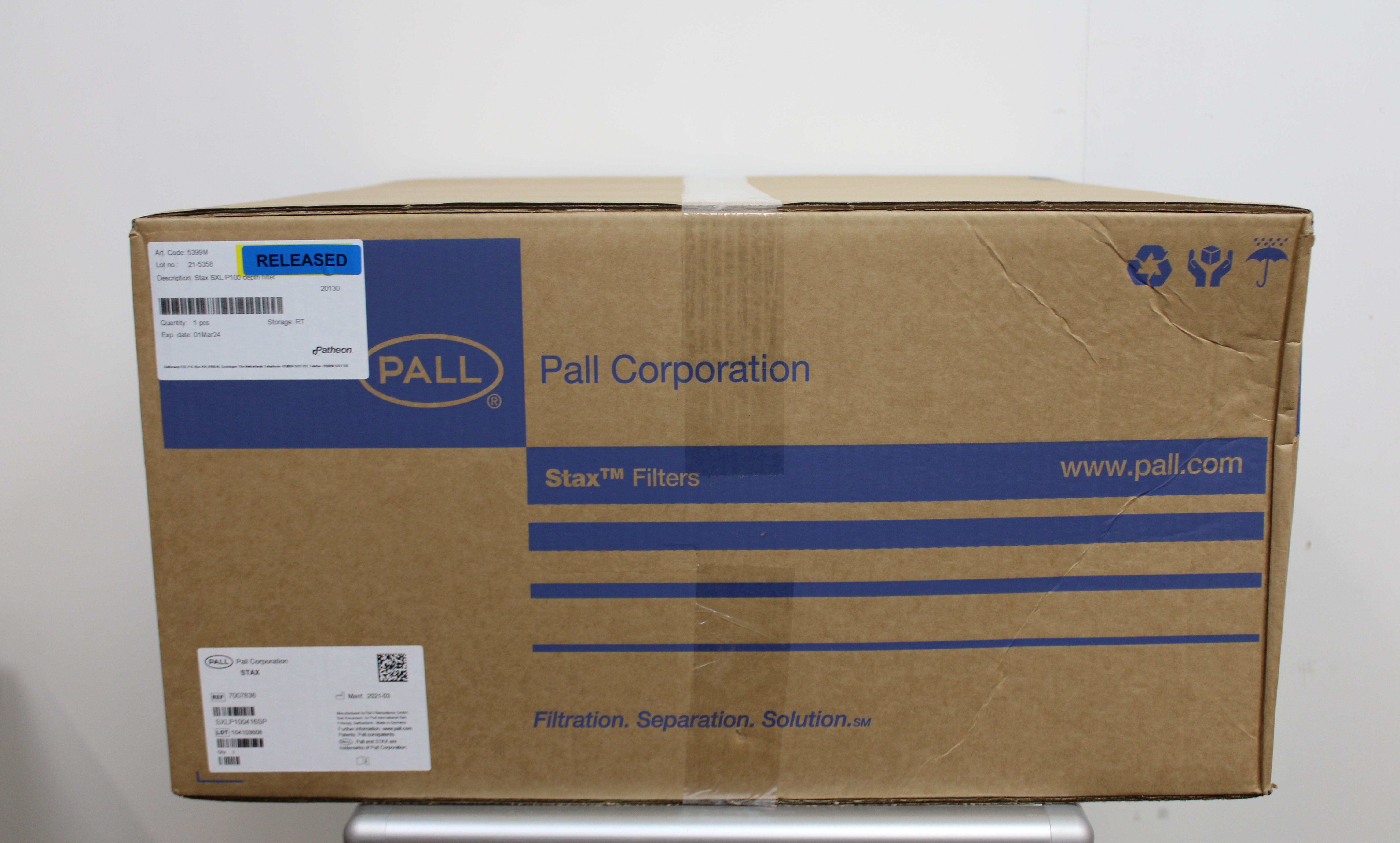 Pall SXPSC10W Disposable Depth Filter Platform for Efficient Filtration