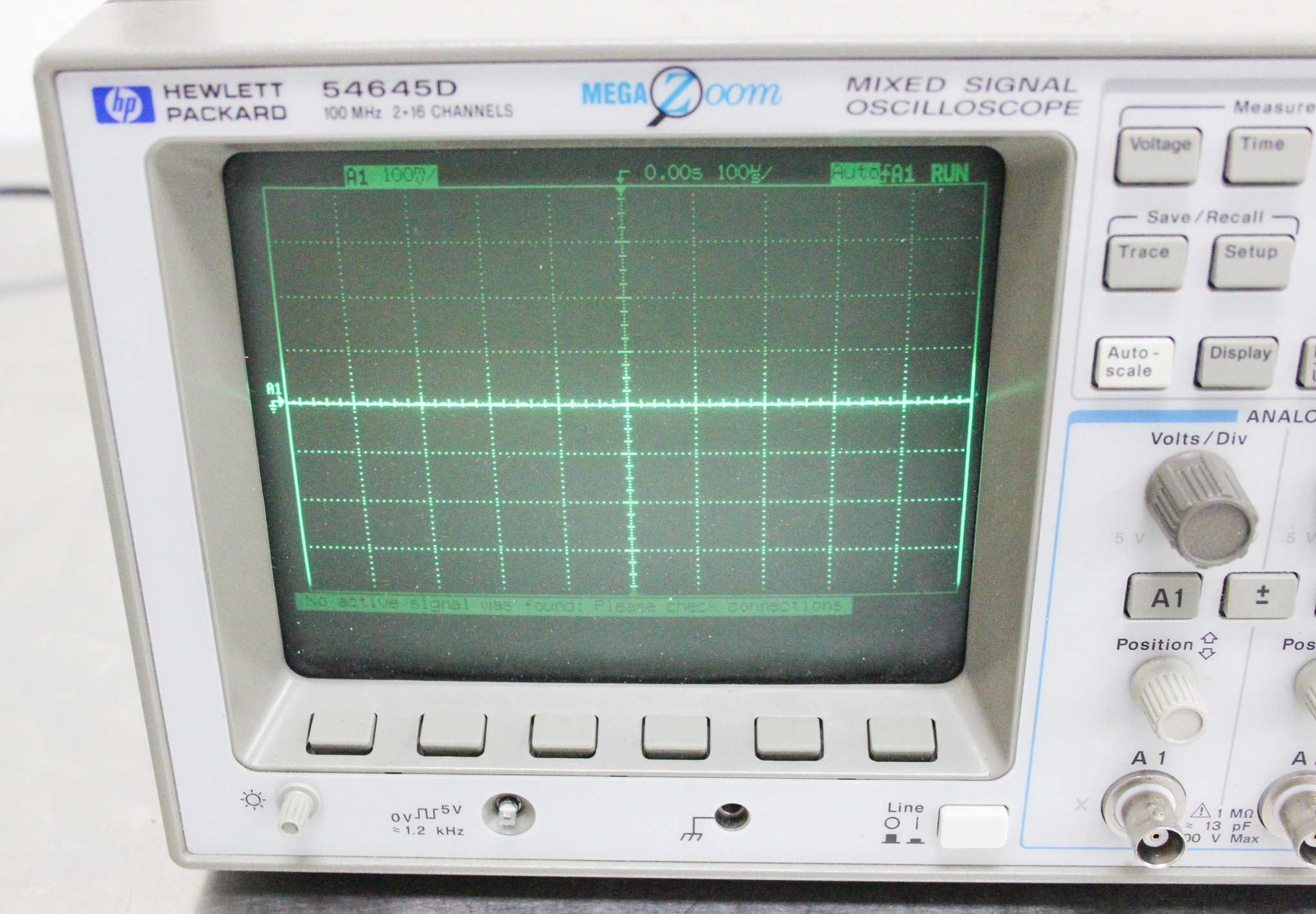 HP 54645D Oscilloscope Mixed Signal Digital Analysis Agilent Module